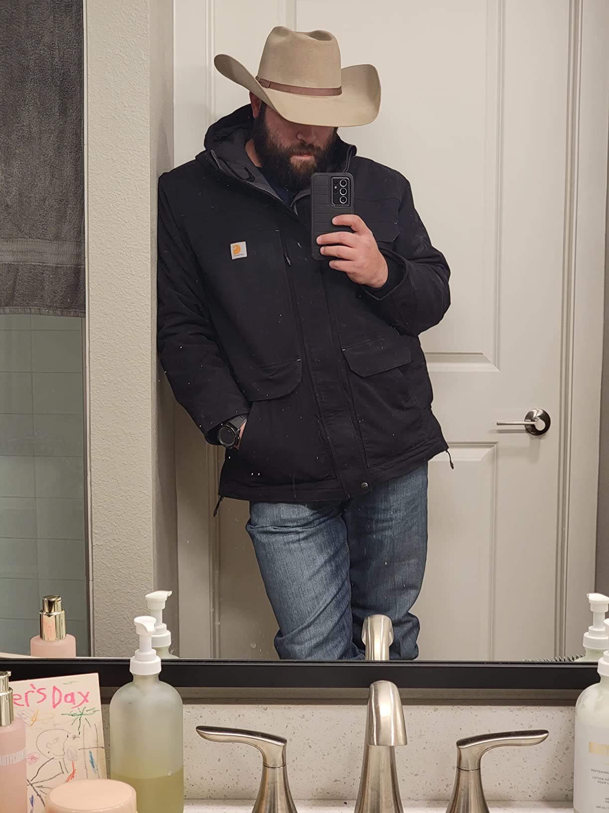 Carhartt Men's Super Dux Relaxed Fit Insulated Traditional Coat 105002 customer photo 1