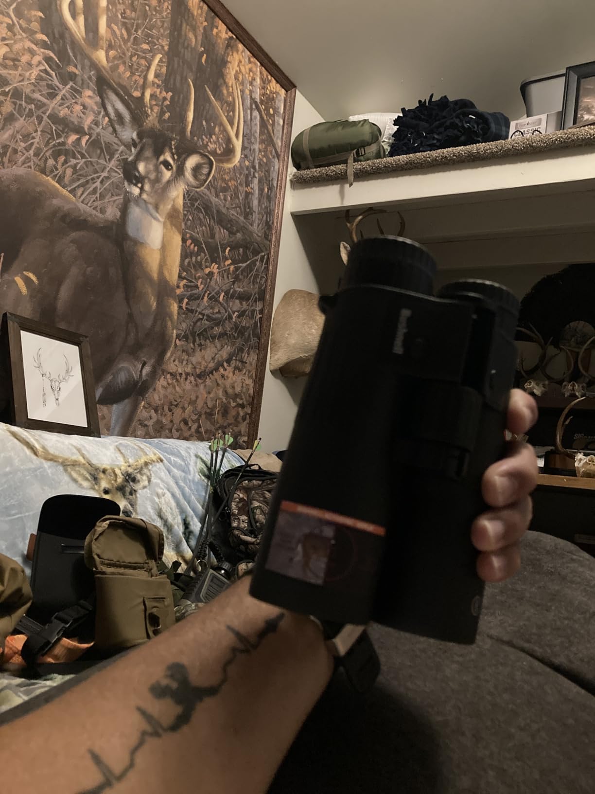 Bushnell Fusion X 10x42mm Rangefinding Binoculars, HDOS, ActivSync | ActivSync Display for Easy Ranging Readouts, HDOS High-Definition Optics, ARC Angle Compensation, IPX7 Waterproof customer photo 1