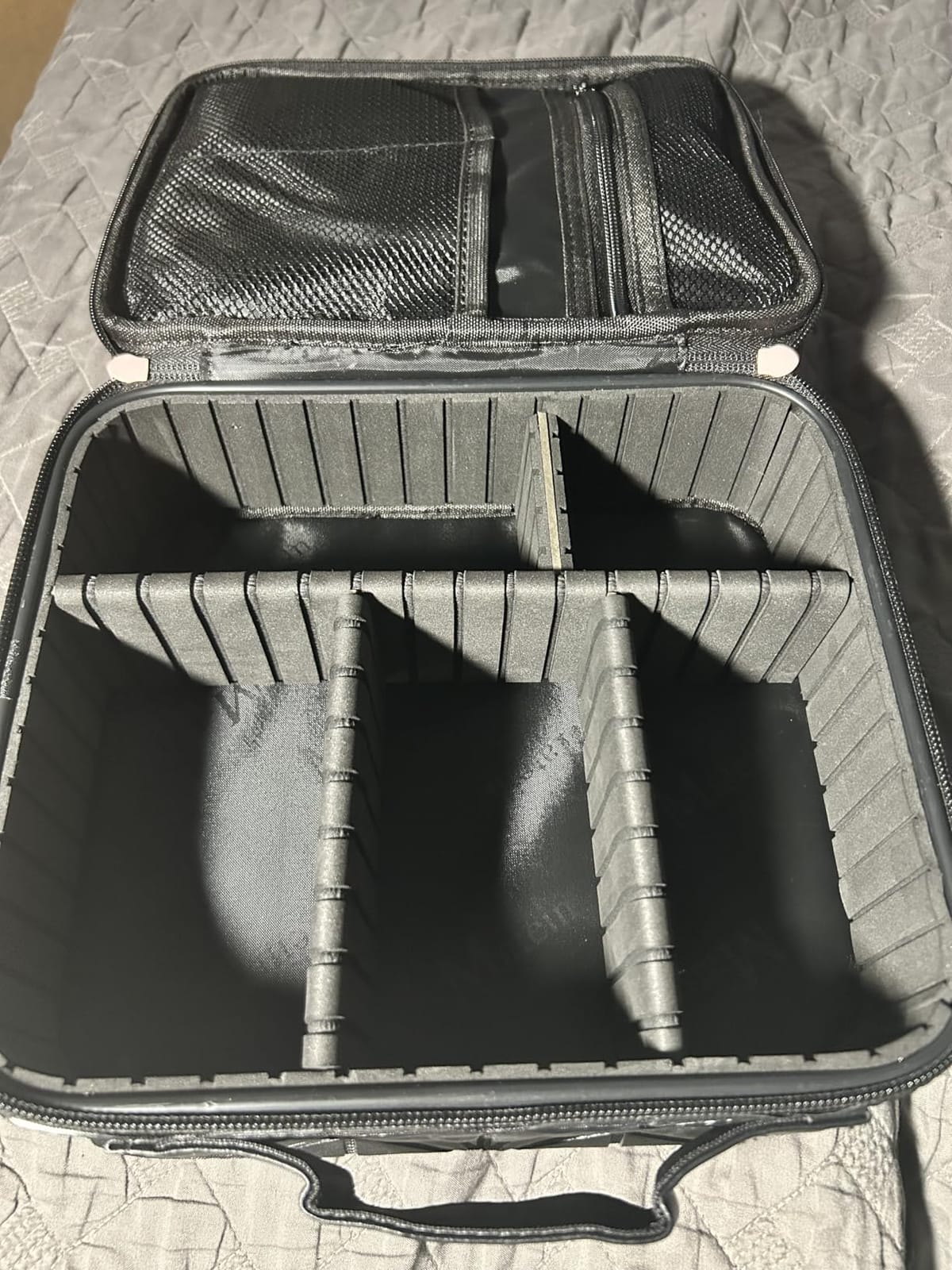 MATEIN Cable Organizer Bag, Travel Electronic Storage Cord Organizer Box - Tech Bag for Travel, Waterproof Charger Storage, Double Layer, Carrying Case for Cord, Shockproof, Portable, DJ Gifts, Black customer photo 2