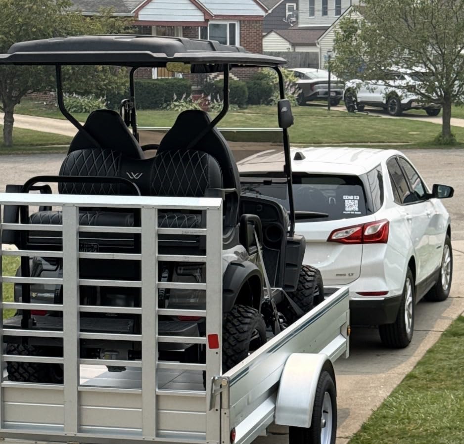 Rhino USA Retractable Ratchet Straps (2-Pack) - 2in x 10ft, 3,033lb, Black | Heavy Duty Auto Self Retracting Tie Downs. For Truck, Cargo Trailer, Motorcycle & UTV, Tangle-Free Storage. Black customer photo 2