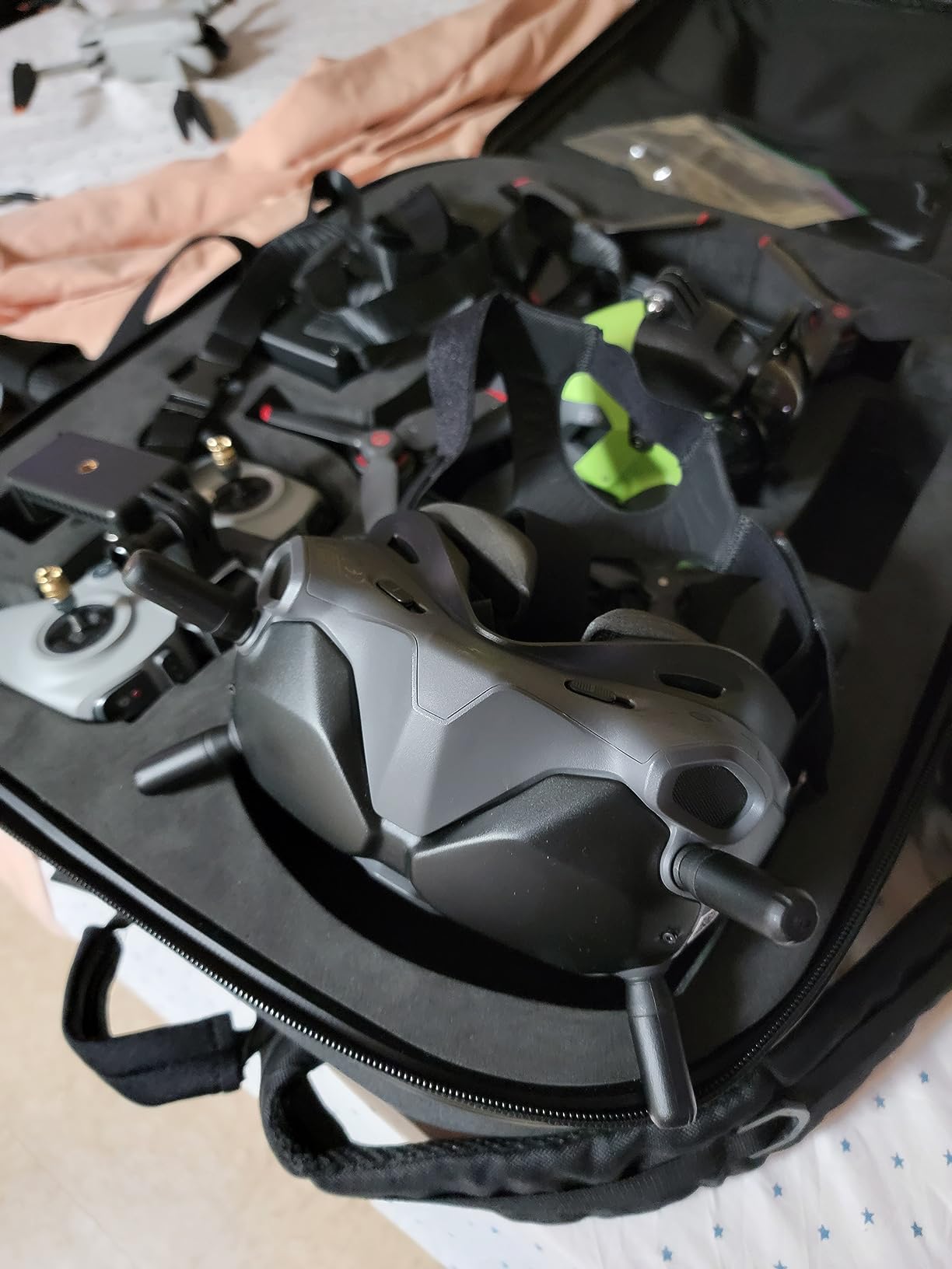 Professional Hard Case for DJI FPV Combo Drone, Waterproof Shockproof Backpack Bag for DJI FPV Explorer Fly More Kit Drone, Goggles V2/ Goggles Integra (FPV Drone Backpack) customer photo 1