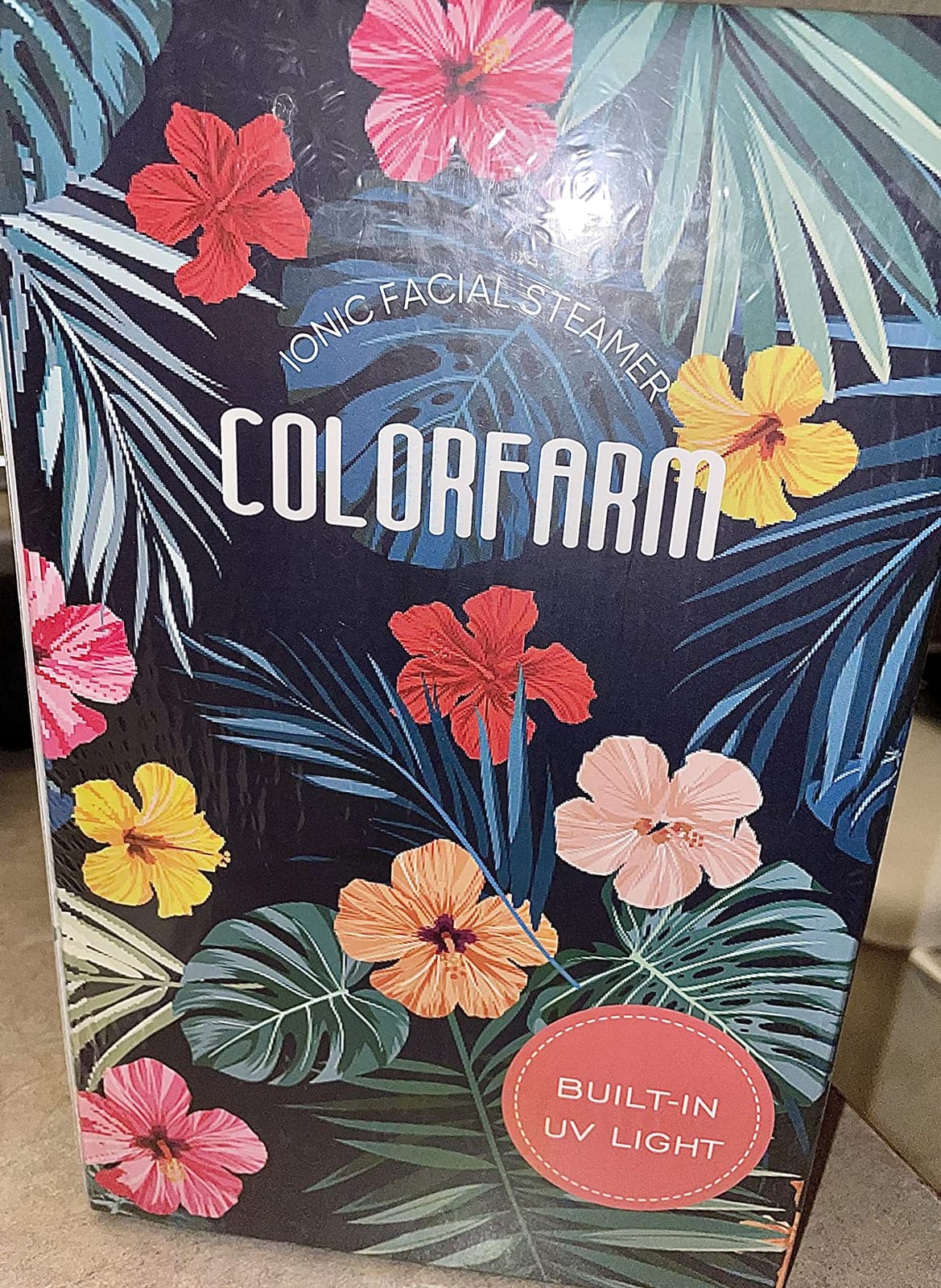 Colorfarm Facial Steamer with Nano Ionic Steam for Deep Cleaning Home Spa - Fine Nano Mist, Deep Pore Cleansing, Skin Hydration, Refreshes Dry Skin customer photo 1