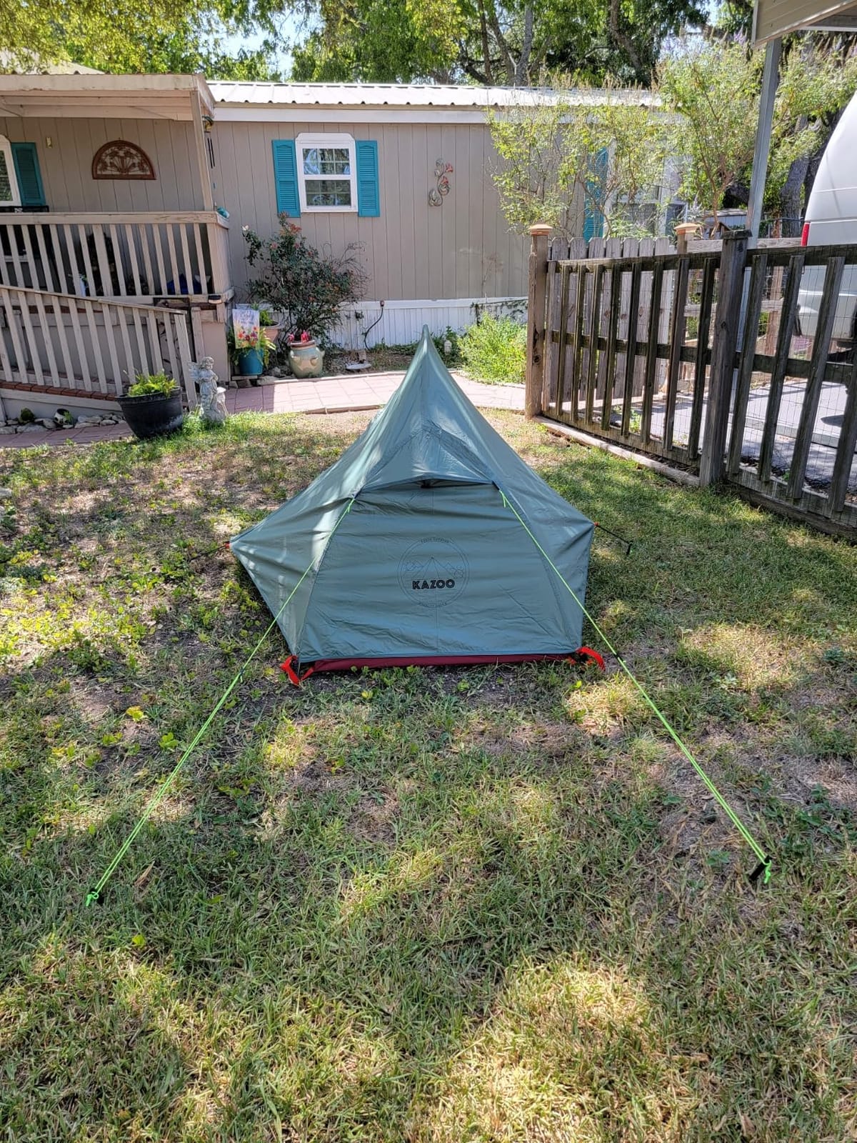KAZOO Waterproof Backpacking Tent Ultralight 1/2 Person Lightweight Camping Tents 1/2 People Hiking Tents Aluminum Frame Double Layer | Waterproof customer photo 1