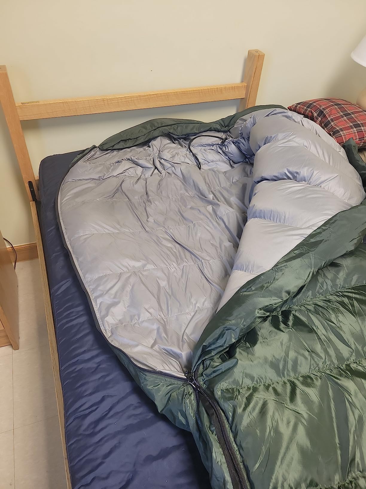 Goose Down Mummy Sleeping Bag - Ultra-Light, Compressible, All-Season Camping & Backpacking Bag, -13°F Extreme Cold Rating, Waterproof & Breathable customer photo 2