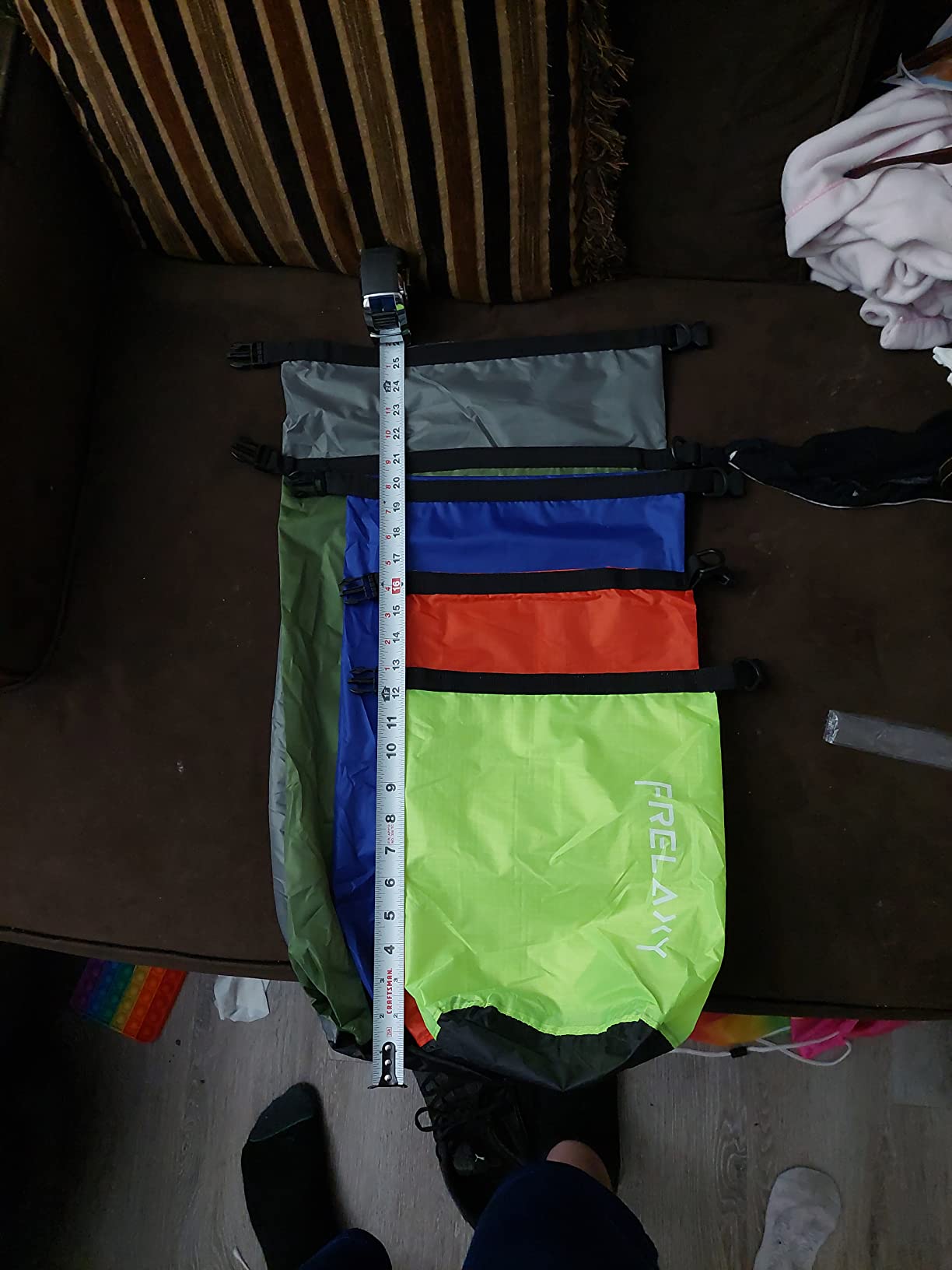 Frelaxy Dry Bag 5 Pack, Ultralight Waterproof Dry Sack for Outdoor Use customer photo 2