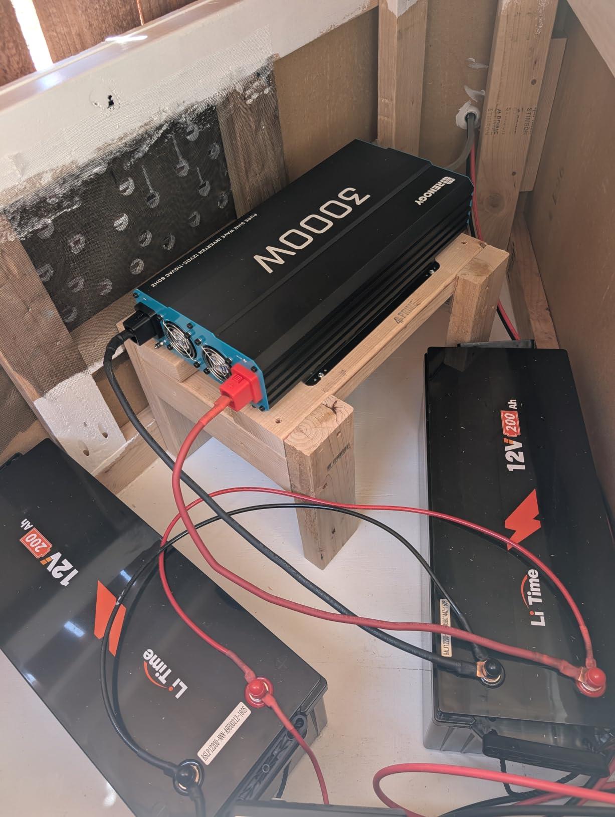 Renogy Inverter P2 3000W Pure Sine Wave Inverter 12V DC to 120V AC Converter for Home, RV, Truck, Camping, Trailer, with Wired Remote Controller, Support Li, AGM, SLD, Gel, FLD Batteries | Off-Grid Solar Power Inverters for Vehicles, with AC Outlet, 5V/2.1A USB, Hardwire Port, Remote Controller, Surge 6000W customer photo 1