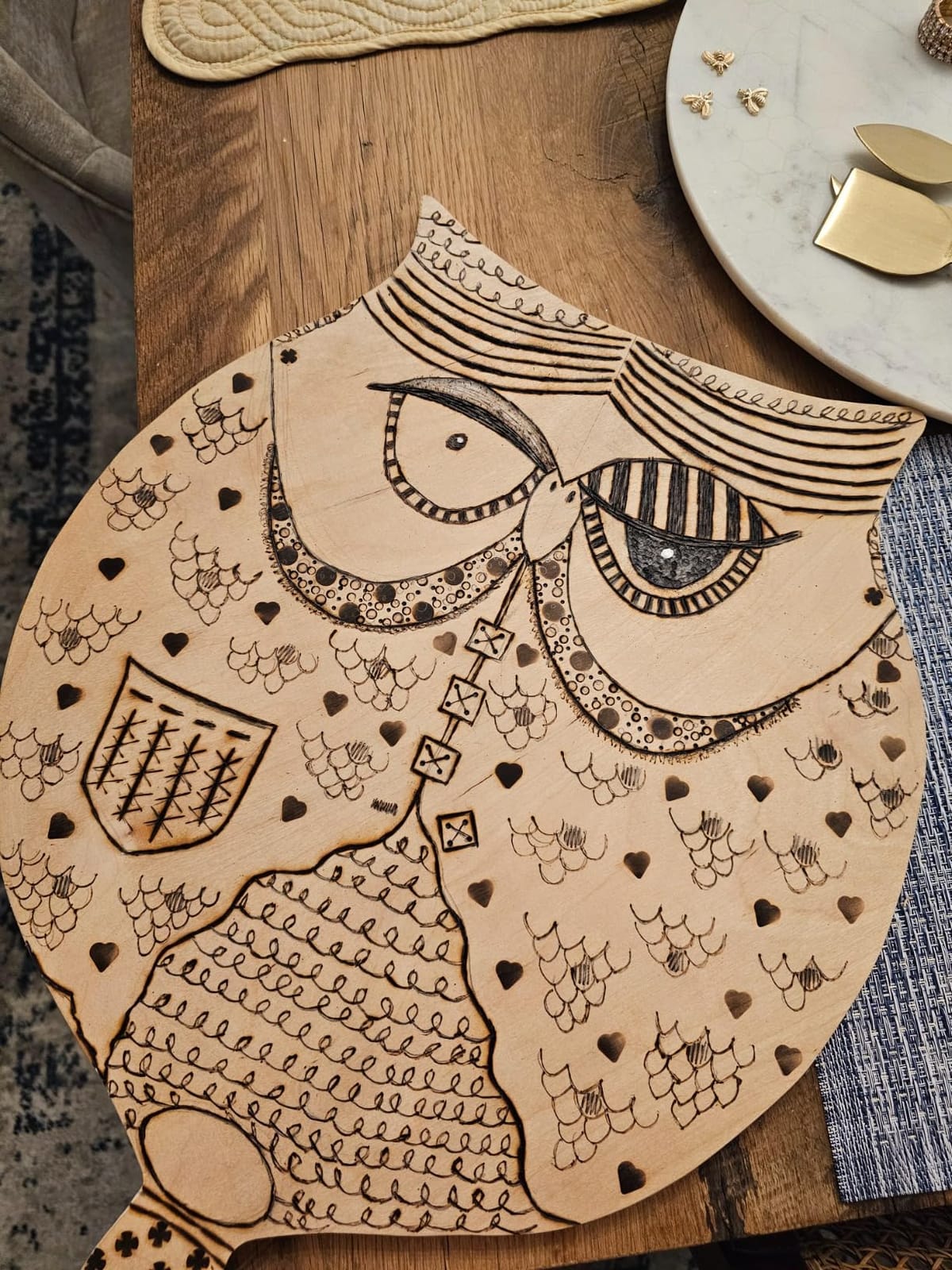 WEP 939D-II 2-IN-1 Wood Burning Kit 86-IN-1 with 51 Solid Points and 20 Wire Nibs Wood Burner with 2 Letter Number Stencils, 2 Unfinished Wood, 1 Pen Holder, Burning Tool customer photo 1