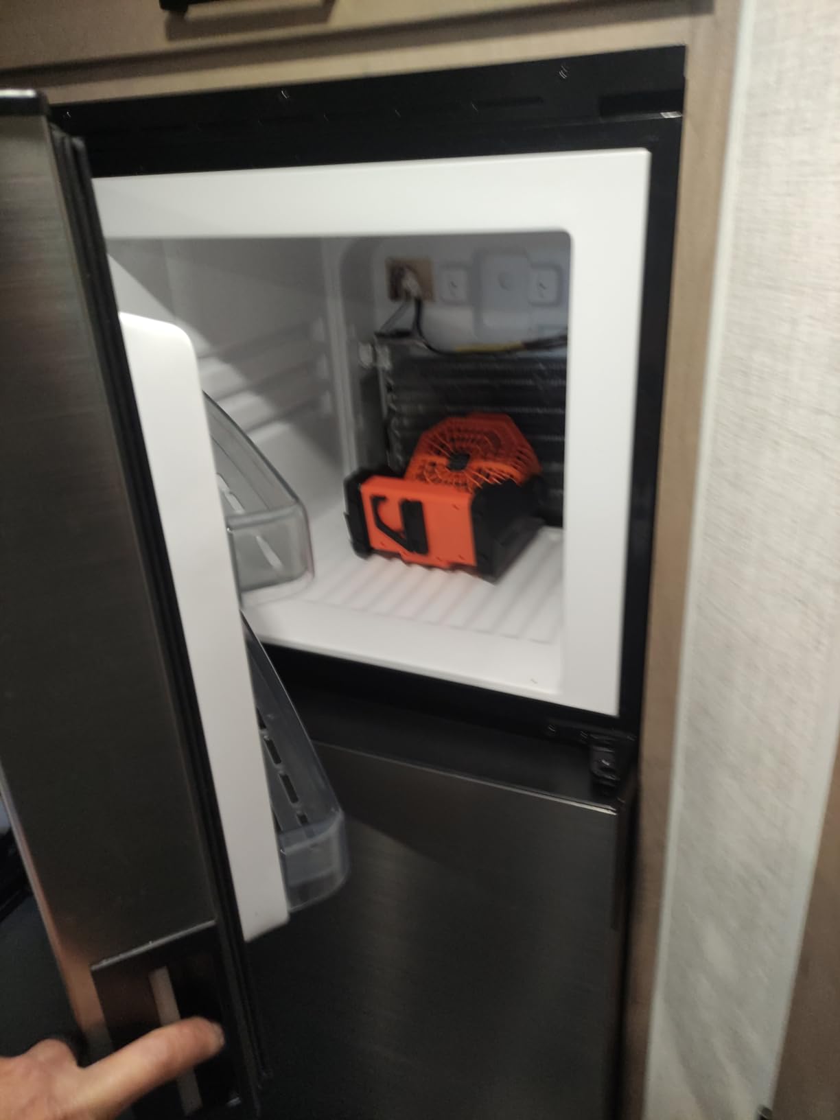 Dometic DMC4081CFRH RV Refrigerator - 8 cu.ft. Storage, 12VDC Compressor Cooling, Right Hinge customer photo 2