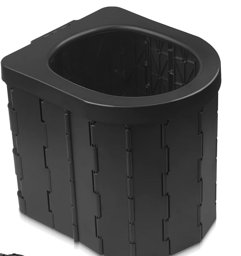 Portable Toilet for Camping, Potty Adults, Porta Travel Commode Bucket Car, Travel, Outdoor, Hiking, Backpack, Trips, Tent, Boat, Beach, Traffic Jam, Home customer photo 1