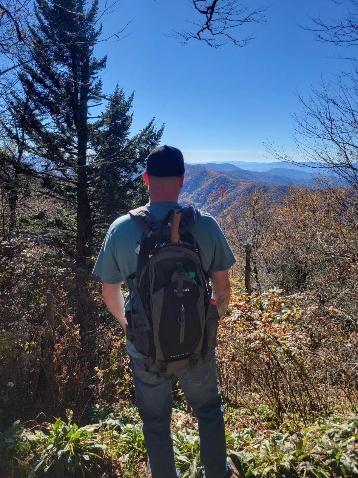 40L Hiking Backpack, Lightweight Camping Daypack with Rain Cover | Water-Resistant Rip-Stop Nylon, Multi-Pockets, Survival Whistle. Ideal For Men, Women, Travel, Trekking customer photo 1