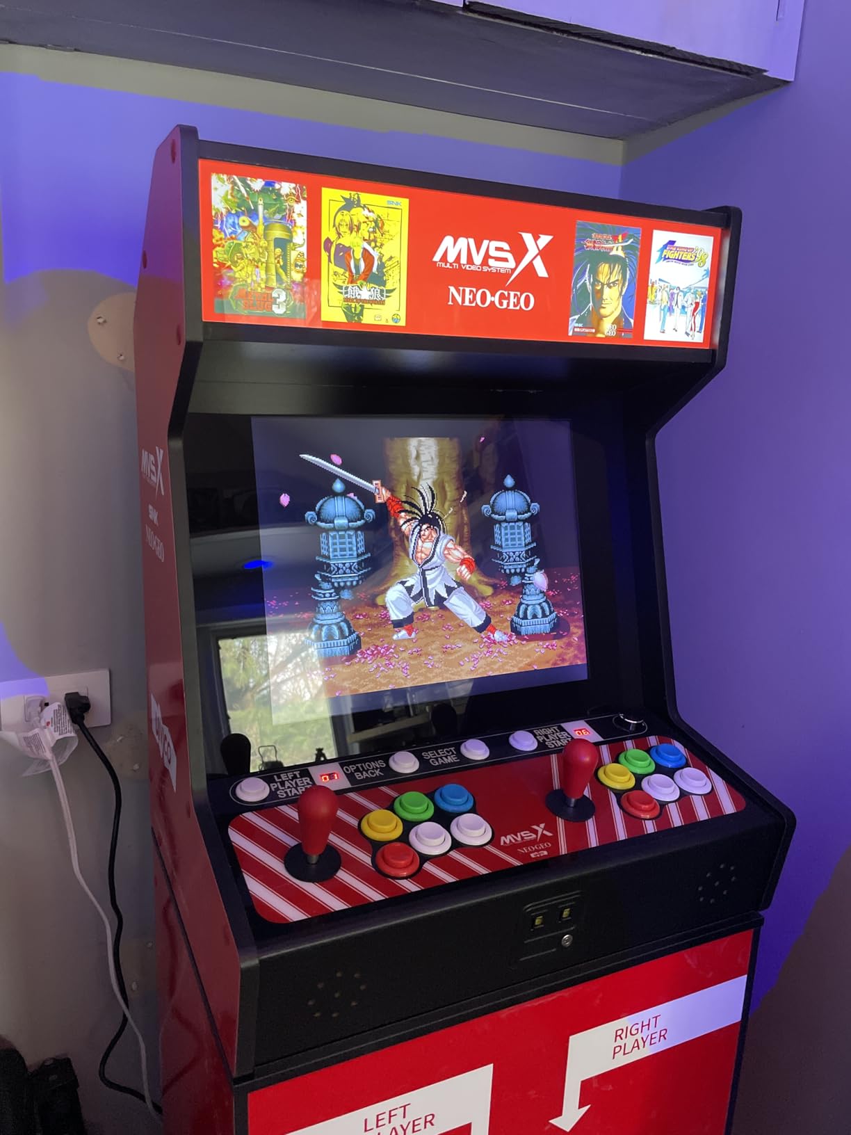 UNICO MVSX Home Arcade, Preloaded 50 SNK Licenced Retro Games, Support Two Players to Play Games Concurrently, Including The King of Fighters/Metal Slug and More customer photo 1