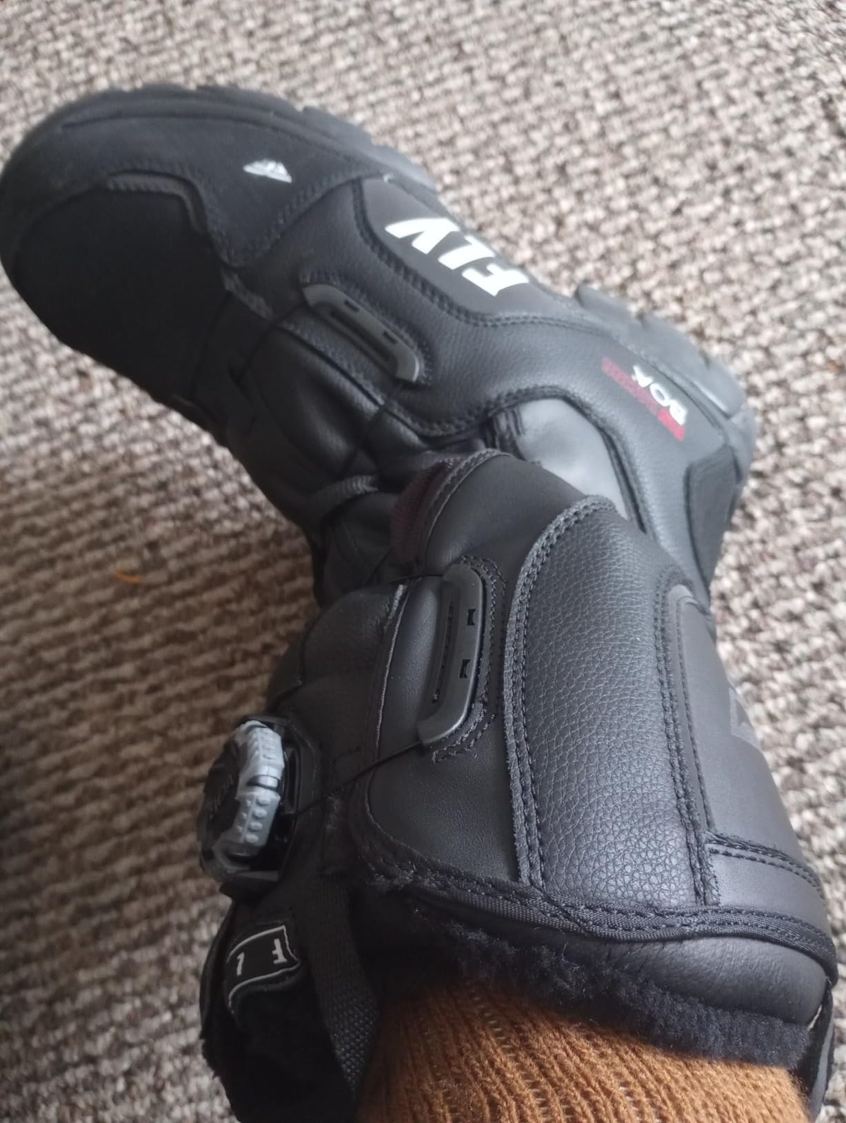 Fly Racing Marker BOA Snow Boot (Black/Grey/Hi-Vis, 9) customer photo 1