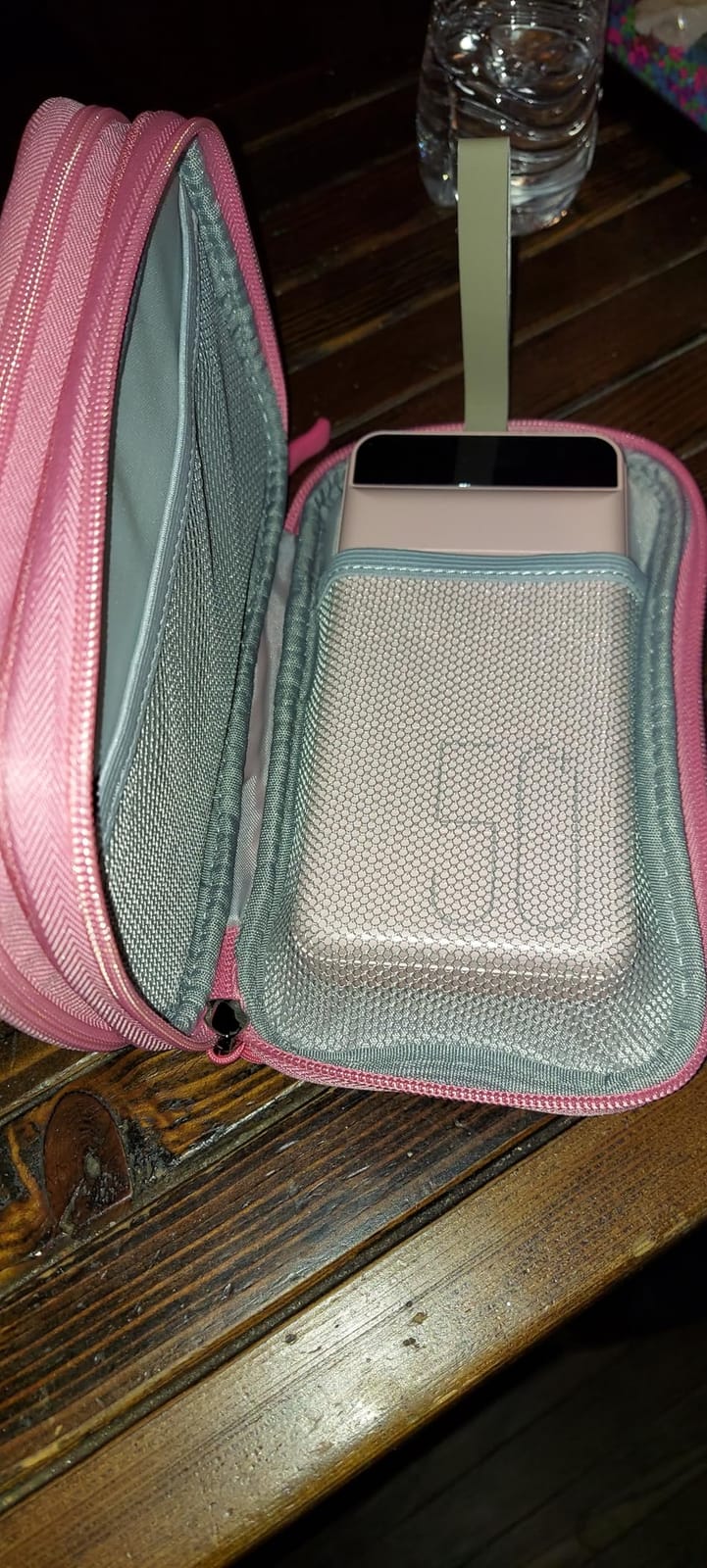Skycase Electronic Organizer Travel Case - Waterproof Travel Cord Pouches for Organization, Cable Organizer, All-in-One Double Layers Storage Bag for Accessories, Charger, Cable, Navy - Medium customer photo 2