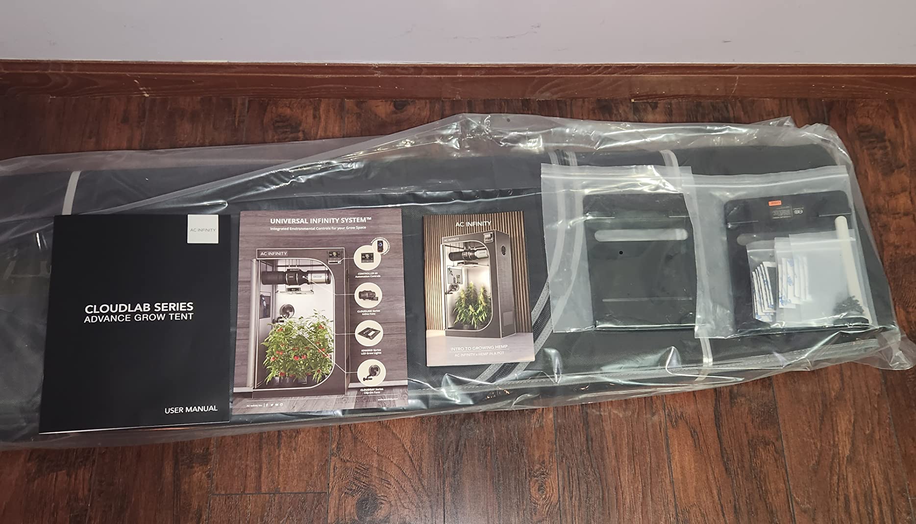 AC Infinity CLOUDLAB 811, Advance Grow Tent 10x10, Thickest Poles & Mylar, 2000D Mylar Canvas, 1