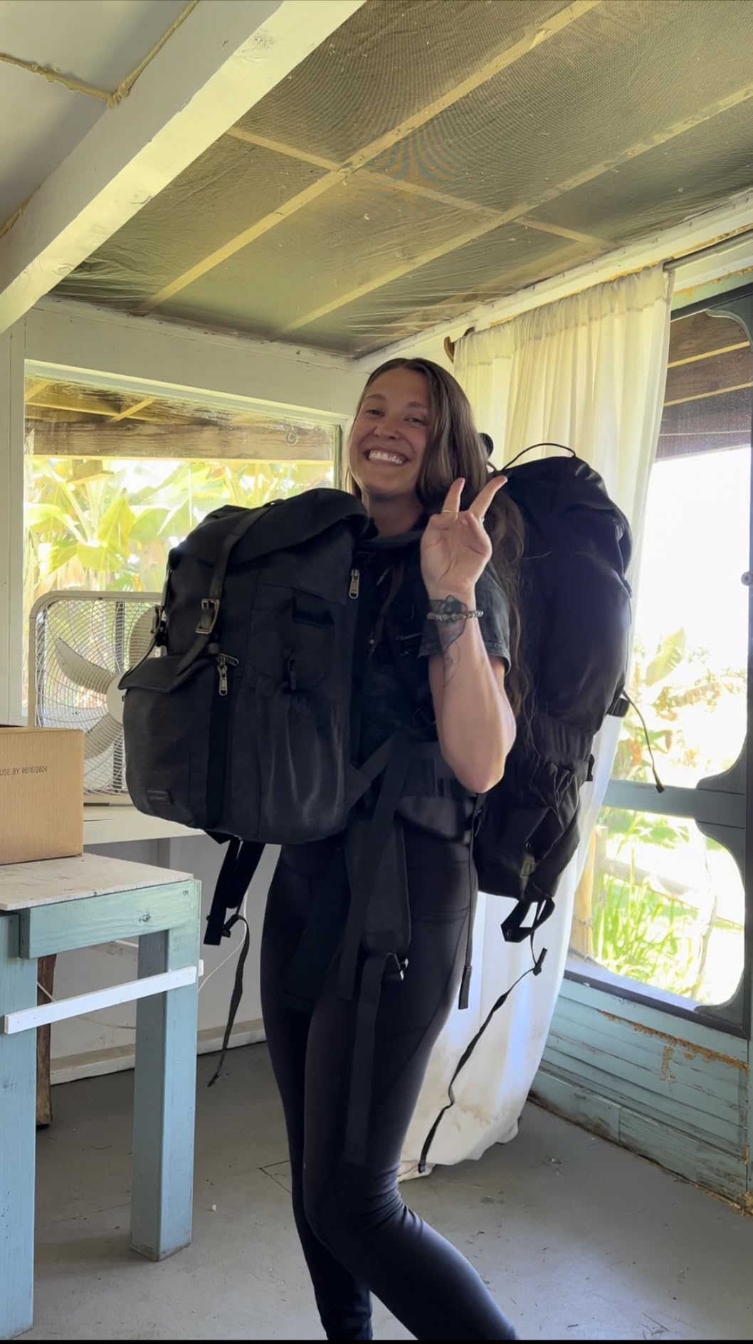Teton 65L Scout Internal Frame Backpack for Hiking, Camping, Backpacking, Travel, Rain Cover Included, Black customer photo 1
