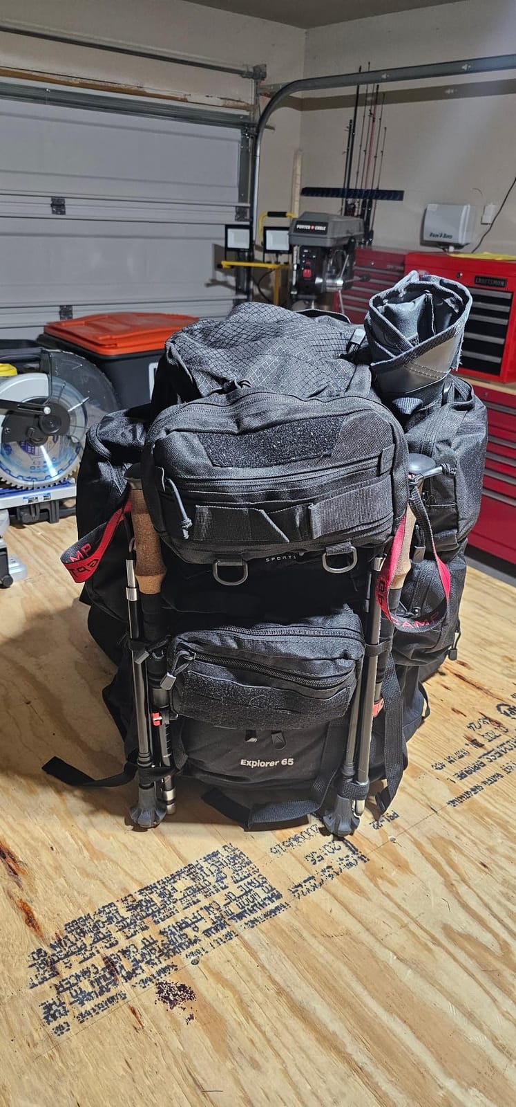Teton 85L Explorer Internal Frame Backpack for Hiking, Camping, Backpacking, Rain Cover Included, Buck Brown customer photo 1
