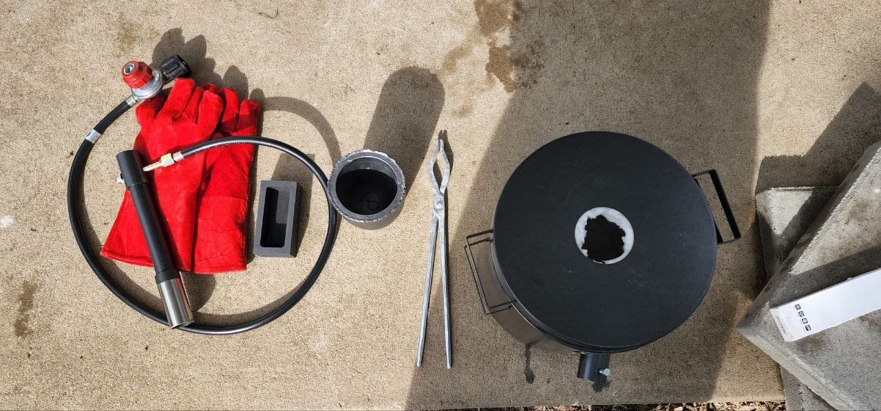 TOAUTO 6KG Upgraded Propane Melting Furnace TMF6000B-V3 Gas Kiln Kit 1300C /2372F for Scrap Metal Recycle Gold Silver Copper Aluminum Melting Refining Smelting customer photo 1