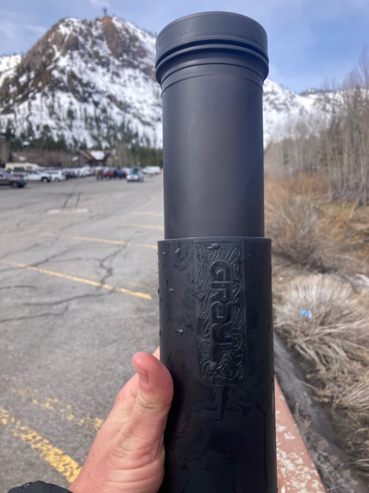 GRAYL UltraPress 16.9 oz Water Purifier & Filter Bottle, Covert Black | Purifies and Filters Water in 8-10 Seconds for Hiking, Backpacking, Camping, Survival & Travel, Removes Viruses & Bacteria customer photo 1