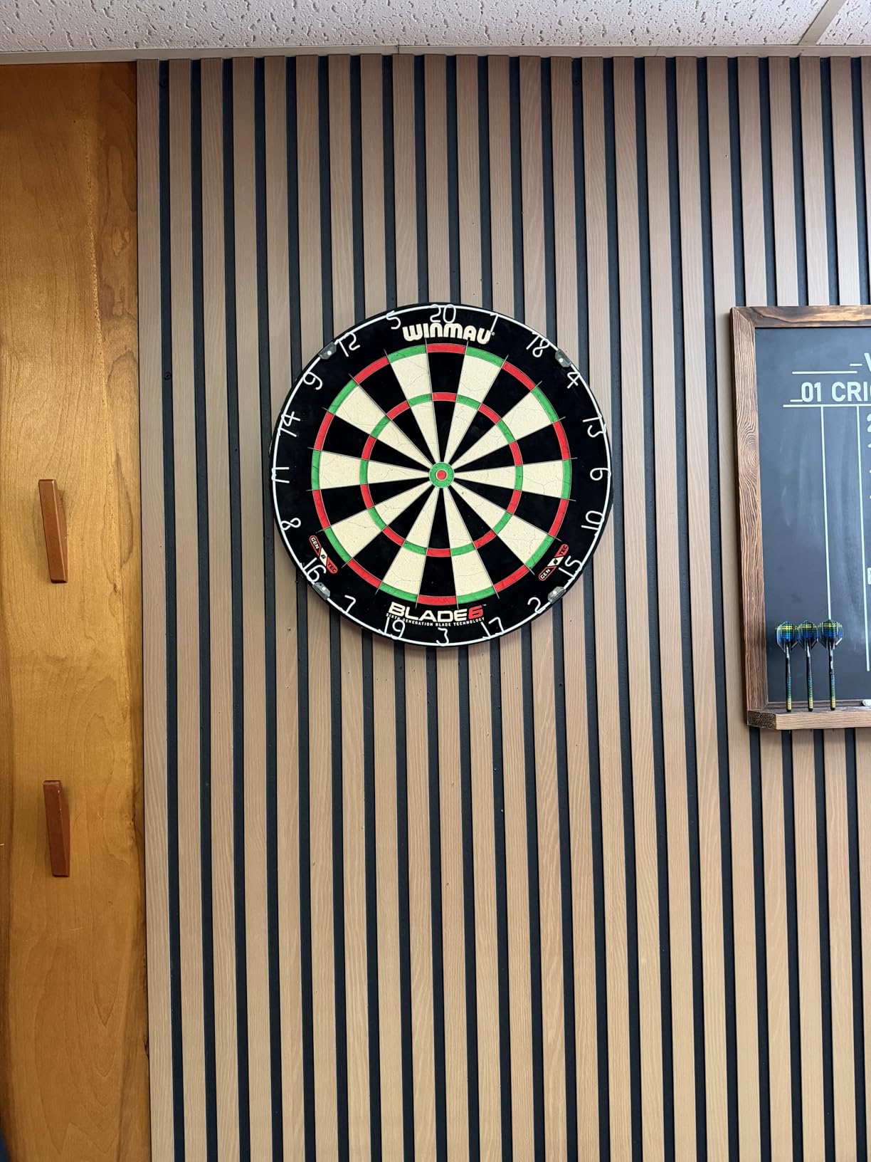 WINMAU Professional Bristle Dartboard - PDC Tournament Board with Official Tournament Specifications customer photo 2