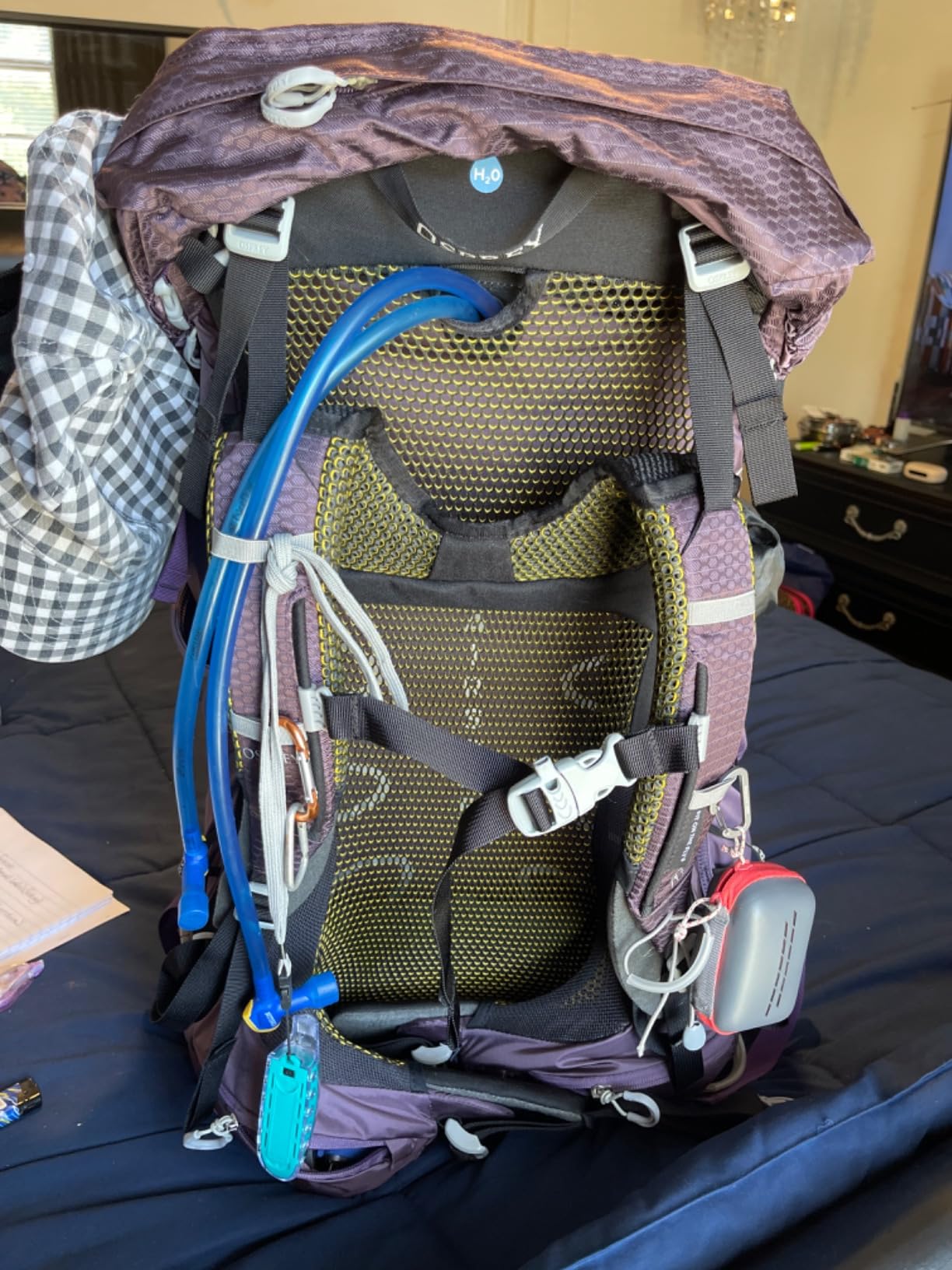 Osprey Aura AG 65L Women's Backpacking Backpack, Purple WM-L customer photo 1
