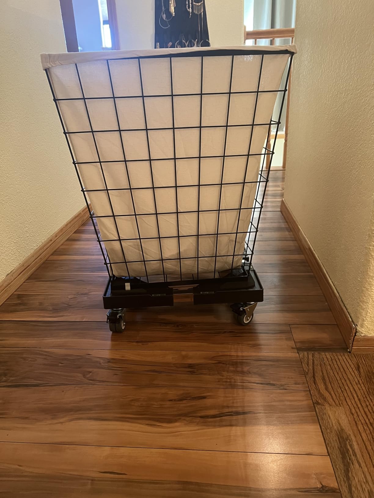 Nefish Furniture Dolly Adjustable Mini Fridge Stand with Wheels Washing Machine Stand Mobile Roller with 4 Locking Swivel Wheel Universal Mobile Base Moving Cart for Dryer Refrigerator customer photo 2