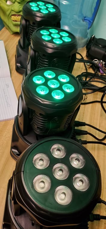 Betopper 7x8W Moving Head DJ Lights,RGBW Stage Lighting-2 Packs | 7x8W RGBW LEDs, DMX512/Auto/Sound/Master-Slave, Mini Moving Head Light For Stage, Party, Club, Wedding Event, Festival, Disco customer photo 2