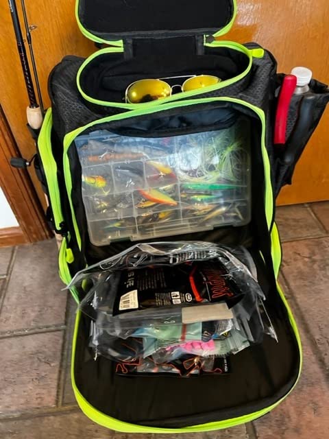 KastKing Bait Boss Fishing Tackle Backpack with Rod Holders-4 Tackle Boxes-Rain Cover,Storage for Fishing Gear customer photo 1
