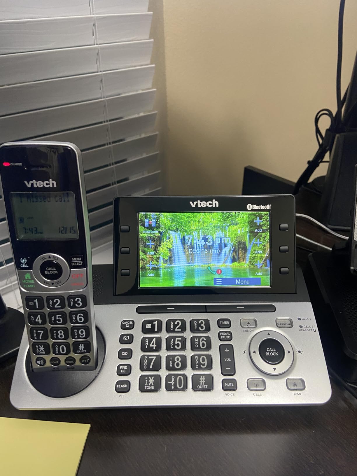 VTech IS8251-3 Business Grade 3-Handset Expandable Cordless Phone for Home Office, 5