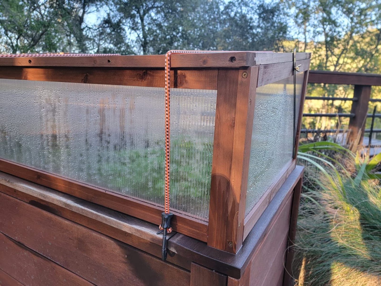 Outsunny Wooden Cold Frame Mini Greenhouse 39