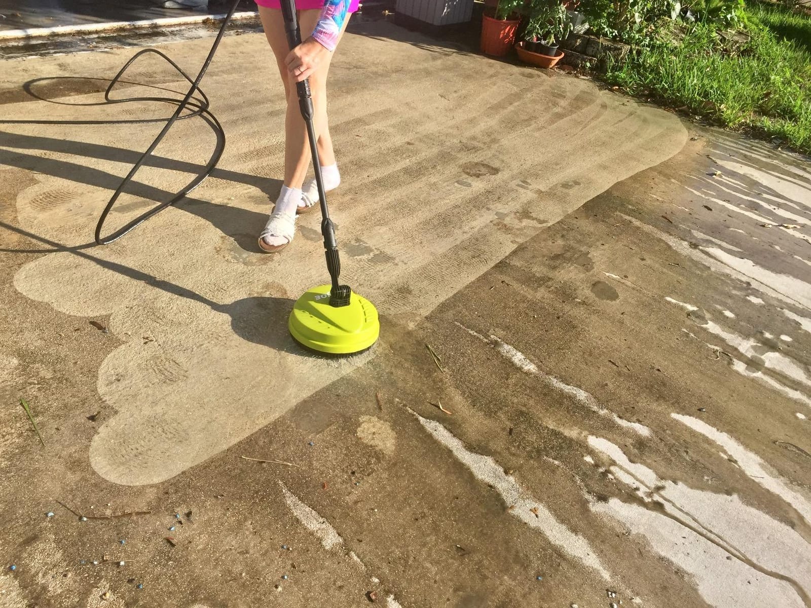 Sun Joe Electric Pressure Washer with Powerful Motor for Cars/Fences/Patios/All Uses, Safety First GFCI Power Cord, Adjustable Spray Wand & Total Stop System, 20-Foot Hose, Black, SPX205E-XT customer photo 1