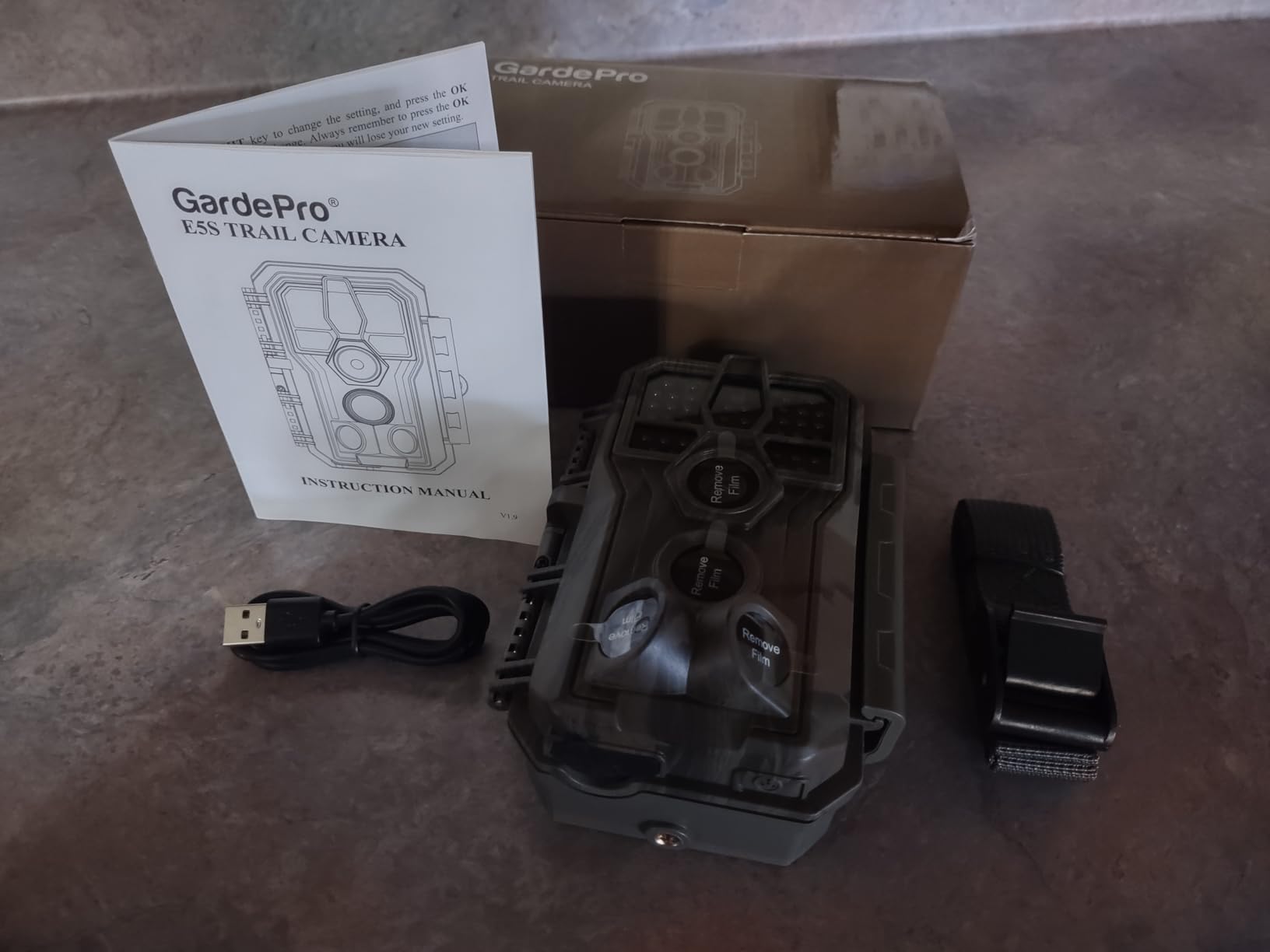 GardePro E5S Trail Camera, 64MP Photo & 1296P HD Video | 0.1s Trigger, 100ft No-Glow Night Vision, Motion Activated, Non-Cellular, Non-WiFi customer photo 1