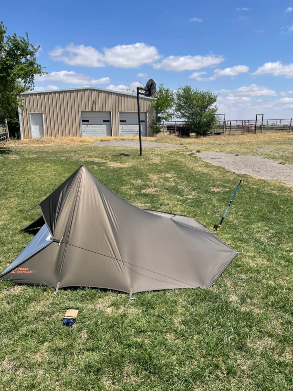 Texas Bushcraft Emergency Camping Tarp, Waterproof 10x10 Emergency Shelter for Backpacking and Hiking, 70D Ripstop Nylon Survival Tarp with Reflective Aluminized Polymer and Loop Ties with Grommets customer photo 2