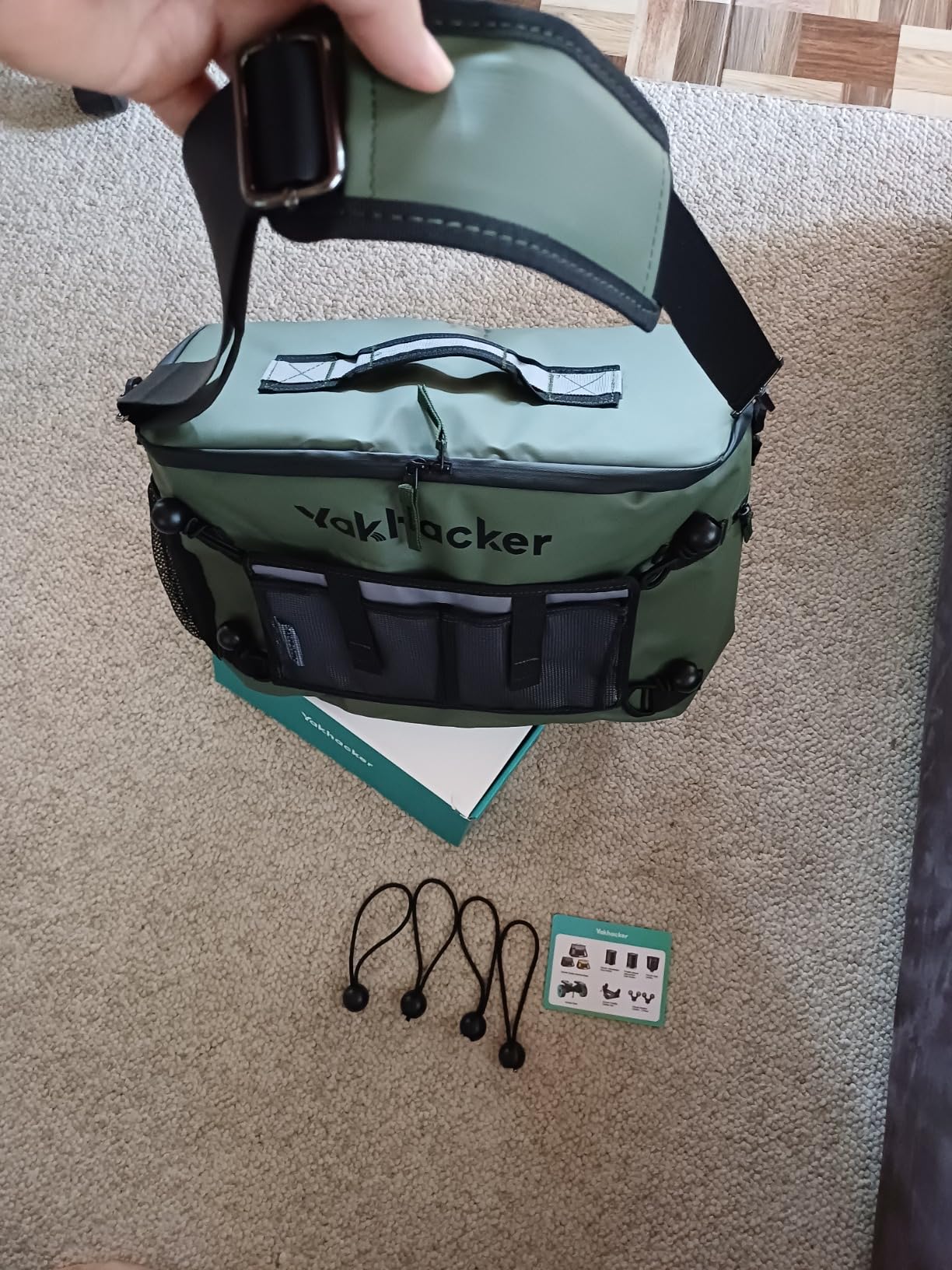 Yakhacker Kayak Cooler, Waterproof Seat Back Cooler for Kayaks with Lawn-Chair Style Seats, Kayak Accessories Cooler Bag, Portable Ice Chest Cooler for Kayaking, Travel, Lunch, Beaches & Trips customer photo 2