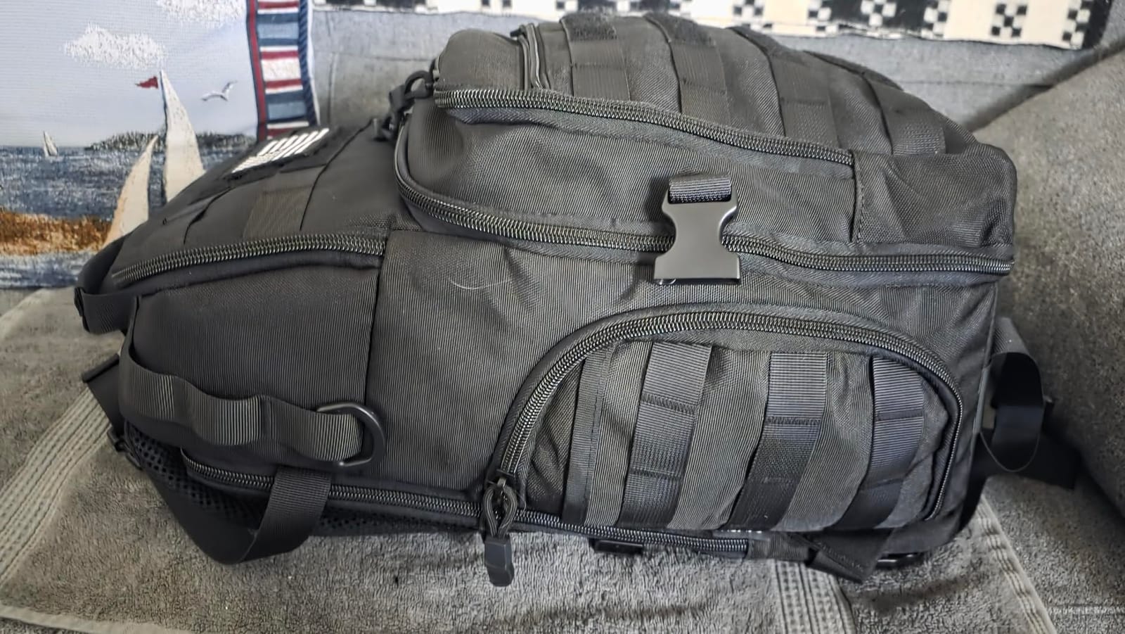MOSISO Camera Backpack, DSLR/SLR/Mirrorless Tactical Camera Bag Case | Photography Bag with Laptop Compartment Compatible with Canon/Nikon/Sony, Black customer photo 1