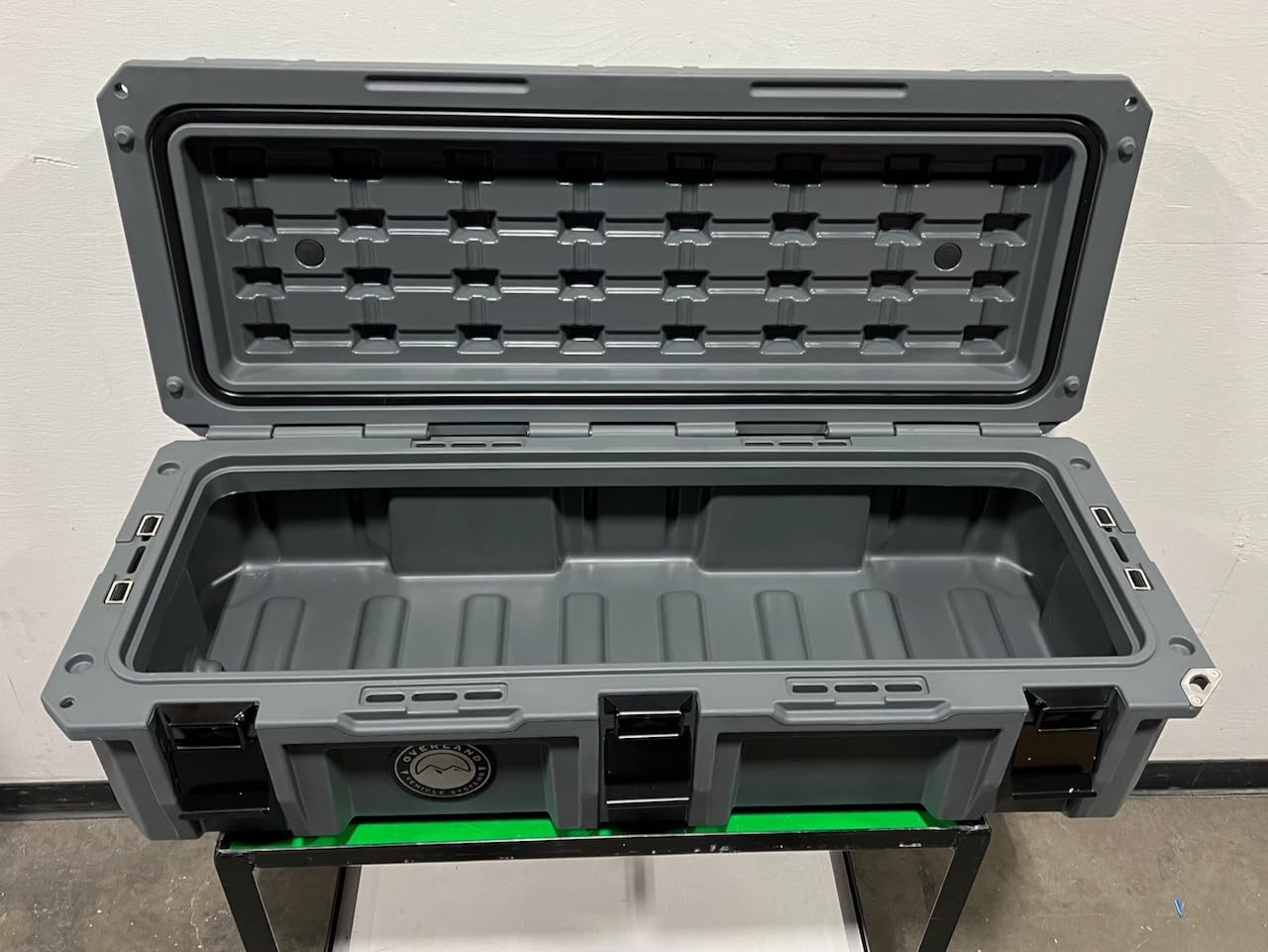 Overland Vehicle Systems 40100001 Dark Gray 53 QT Dry Box Storage with Drain, and Bottle Opener | Waterproof Seal | Heavy-Duty Latches and Nylon Handles | Keeps Gear Safe, Dry and Organized customer photo 1