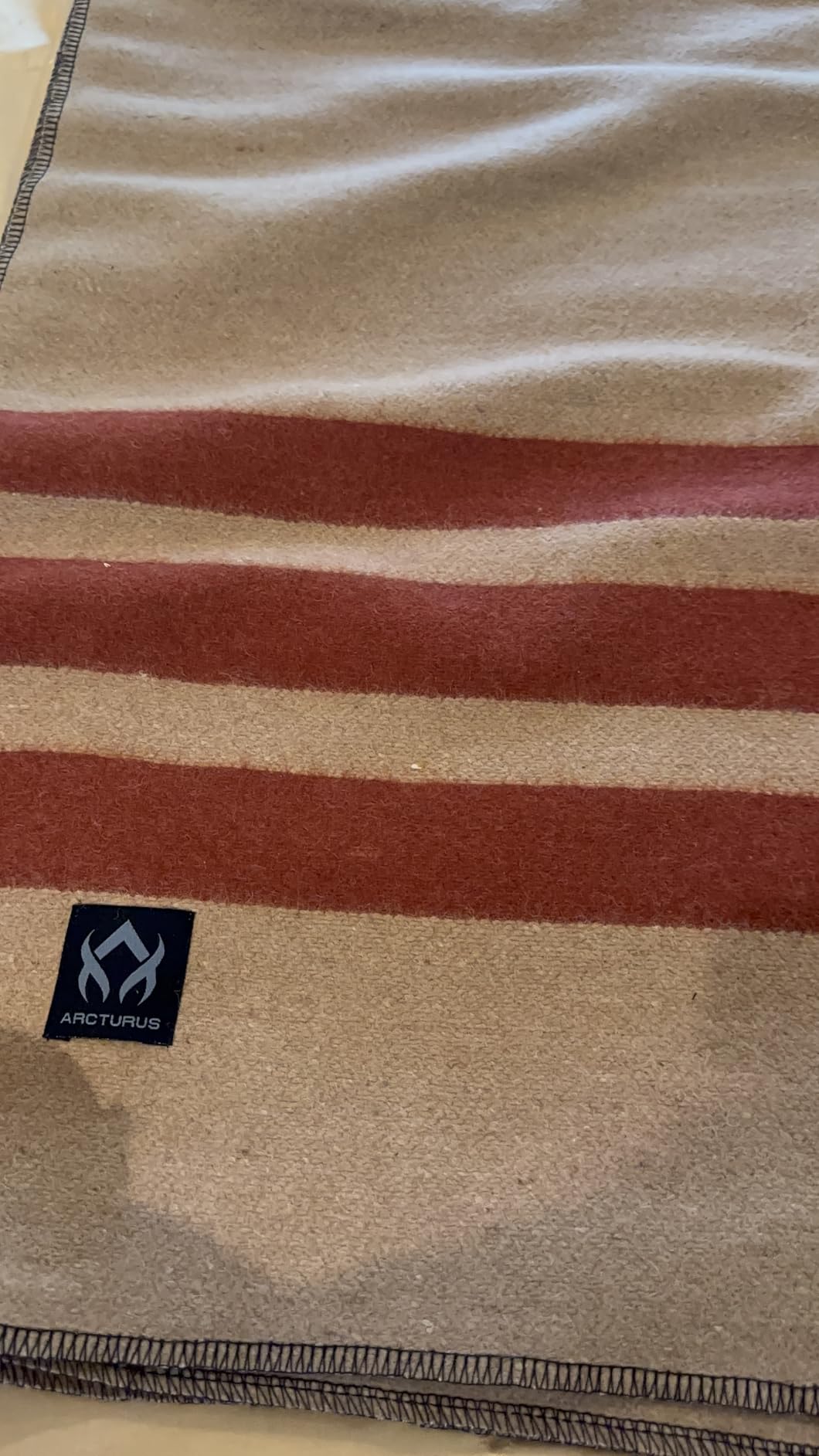 Arcturus Rainier Wool Blanket - 4.5lbs Warm, Heavy, Washable, Large | Great for Camping, Outdoors, Survival & Emergency Kits (Sunset Peak) customer photo 1