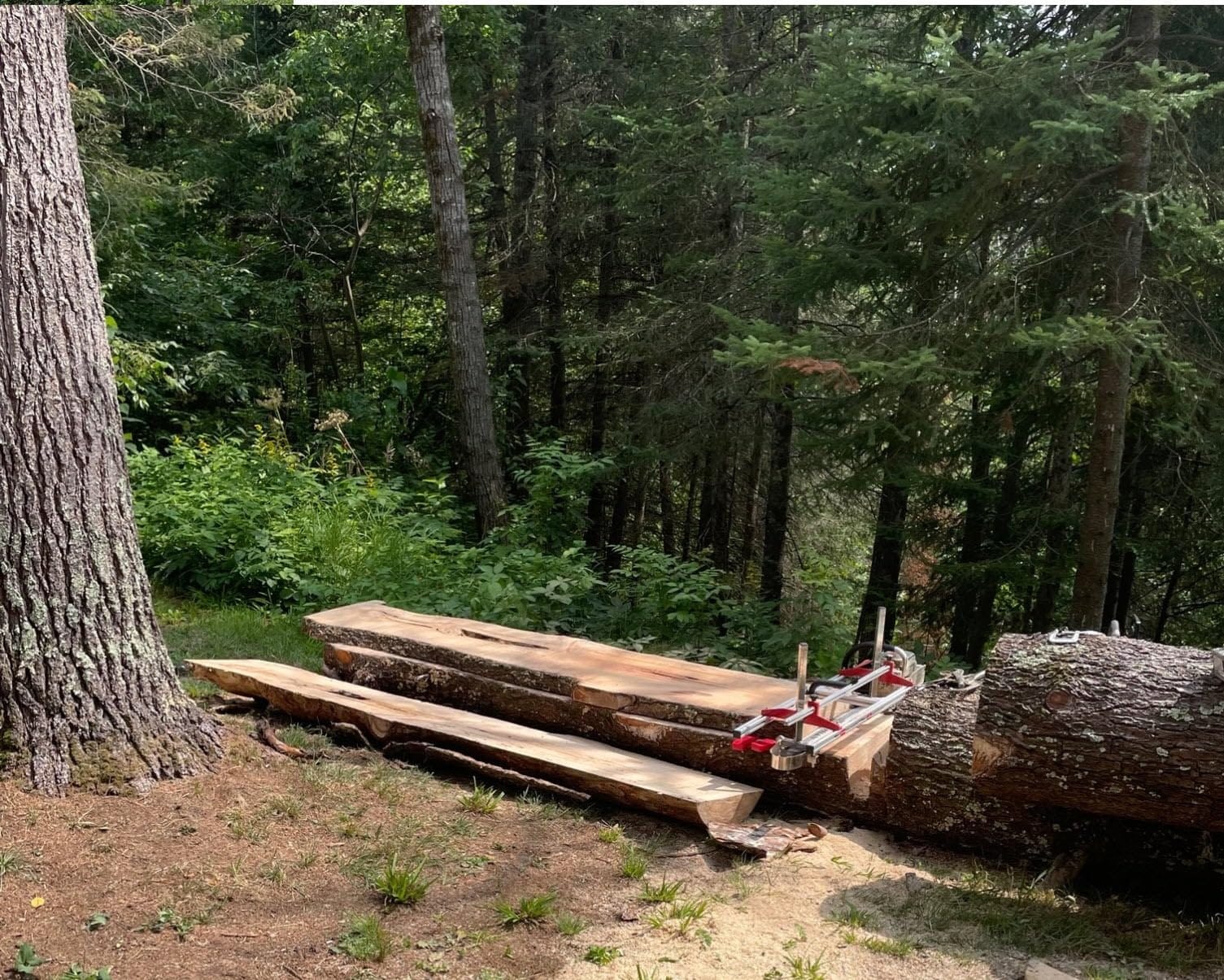 Zozen Chainsaw Mill, Portable Sawmill - Can be Assembled into 3 sizes for Independent Use, Suitable for 14-36 inches Planking Milling Bar, A Flexible Cutting Guide System for Builders and Woodworkers. customer photo 1
