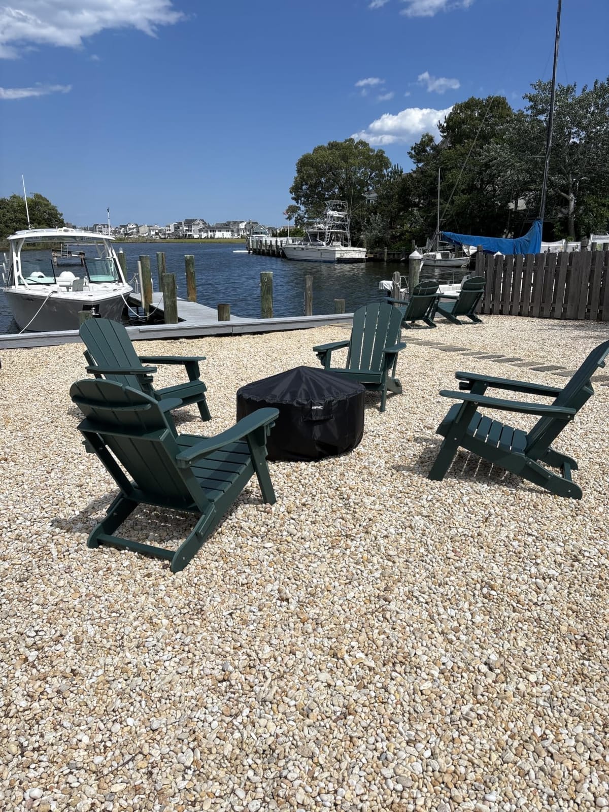 GREENVINES Folding-Adirondack-Chairs Set of 2, HDPE All Weather, Black customer photo 1