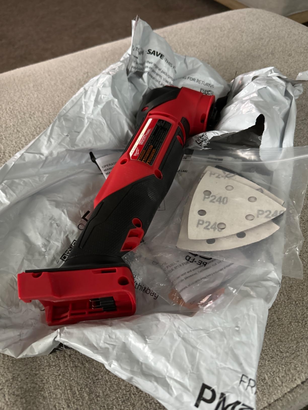 Milwaukee 2836-20 M18 FUEL Brushless Lithium-Ion Cordless Oscillating Multi-Tool (Tool Only) customer photo 1