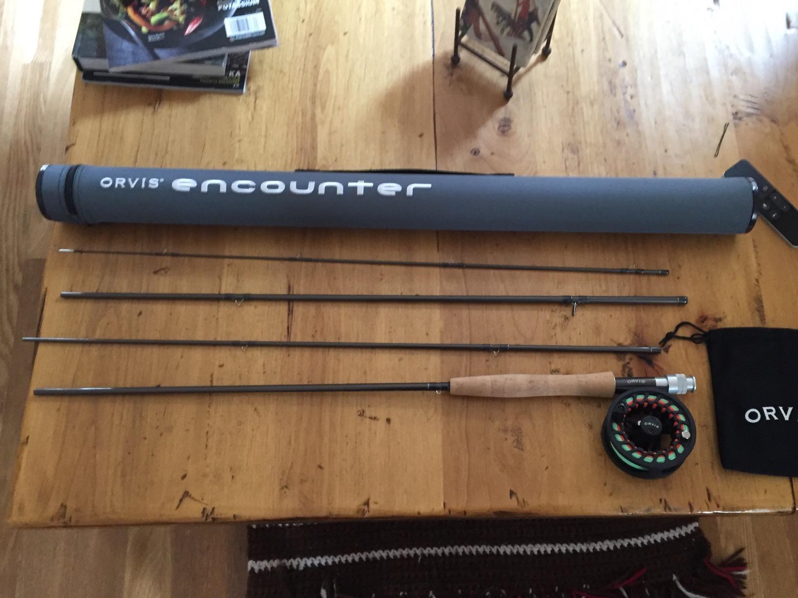 Orvis Encounter Fly Rod Outfit - 4Pc Fishing Rod and Reel Combo | Smooth Performance, Complete with Reel, Line, Backing, & Leader for Young Anglers, Pre-Balanced Ready-to-Fish Setup customer photo 2