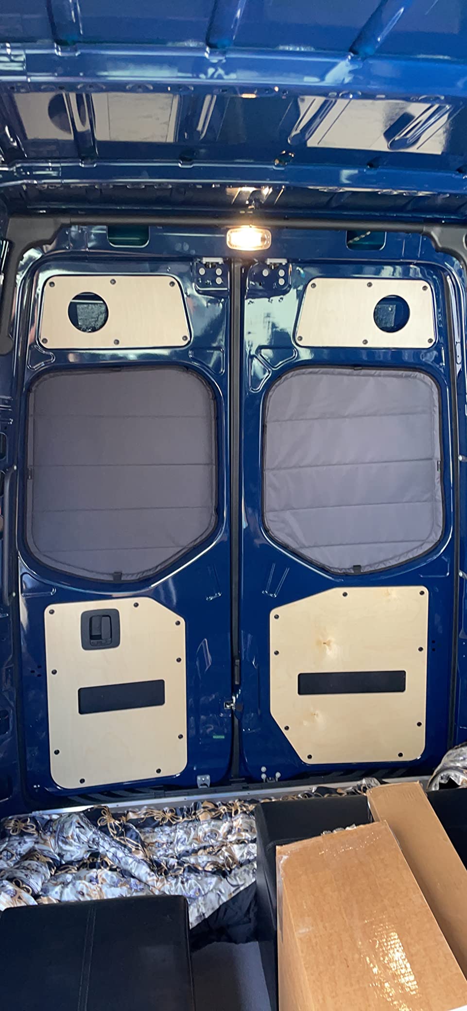 Van Essential Front Door Window Covers for Mercedes Sprinter (2007-2018) customer photo 2