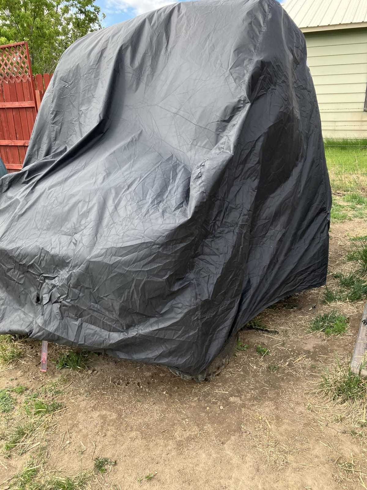 NEVERLAND UTV Cover Heavy Duty 300D Waterproof Outdoor Storage 4-6 Seater | Side by Side Cover with Windproof Straps, Elastic Bottom, Storage Bag for Polaris RZR Can Am Defender Yamaha 157x67x77 in customer photo 1