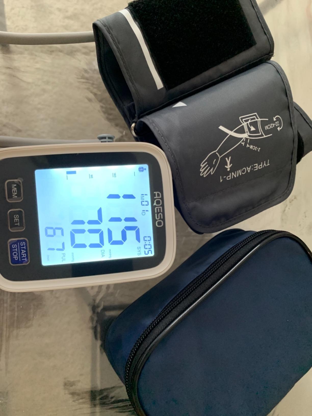Blood Pressure Machine Upper Arm, 2 Size Cuffs Fit Arms from Medium 9