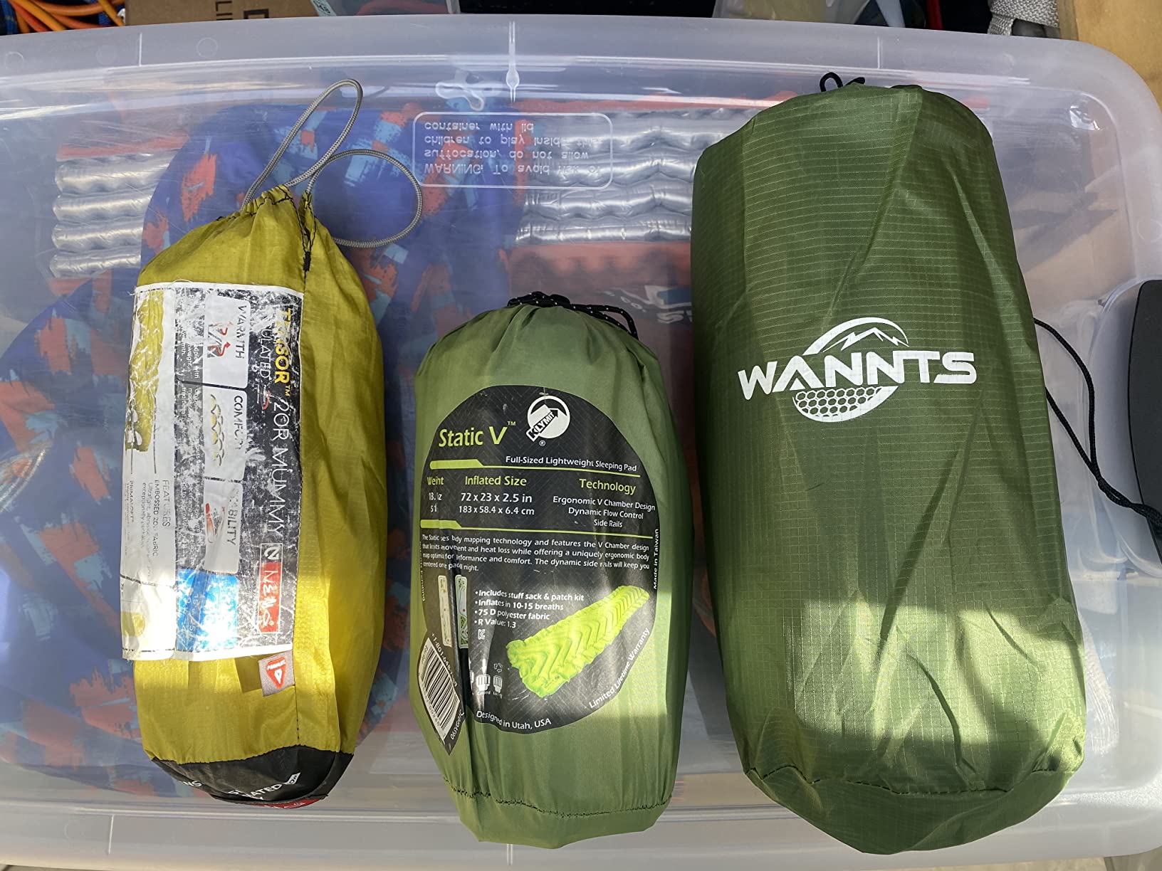 WANNTS Sleeping Pad, Ultralight Inflatable Sleeping Pad for Camping, Built-in Pump, Ultimate for Camping, Hiking - Airpad, Carry Bag, Repair Kit - Compact & Lightweight Camping Pad(Green) customer photo 2