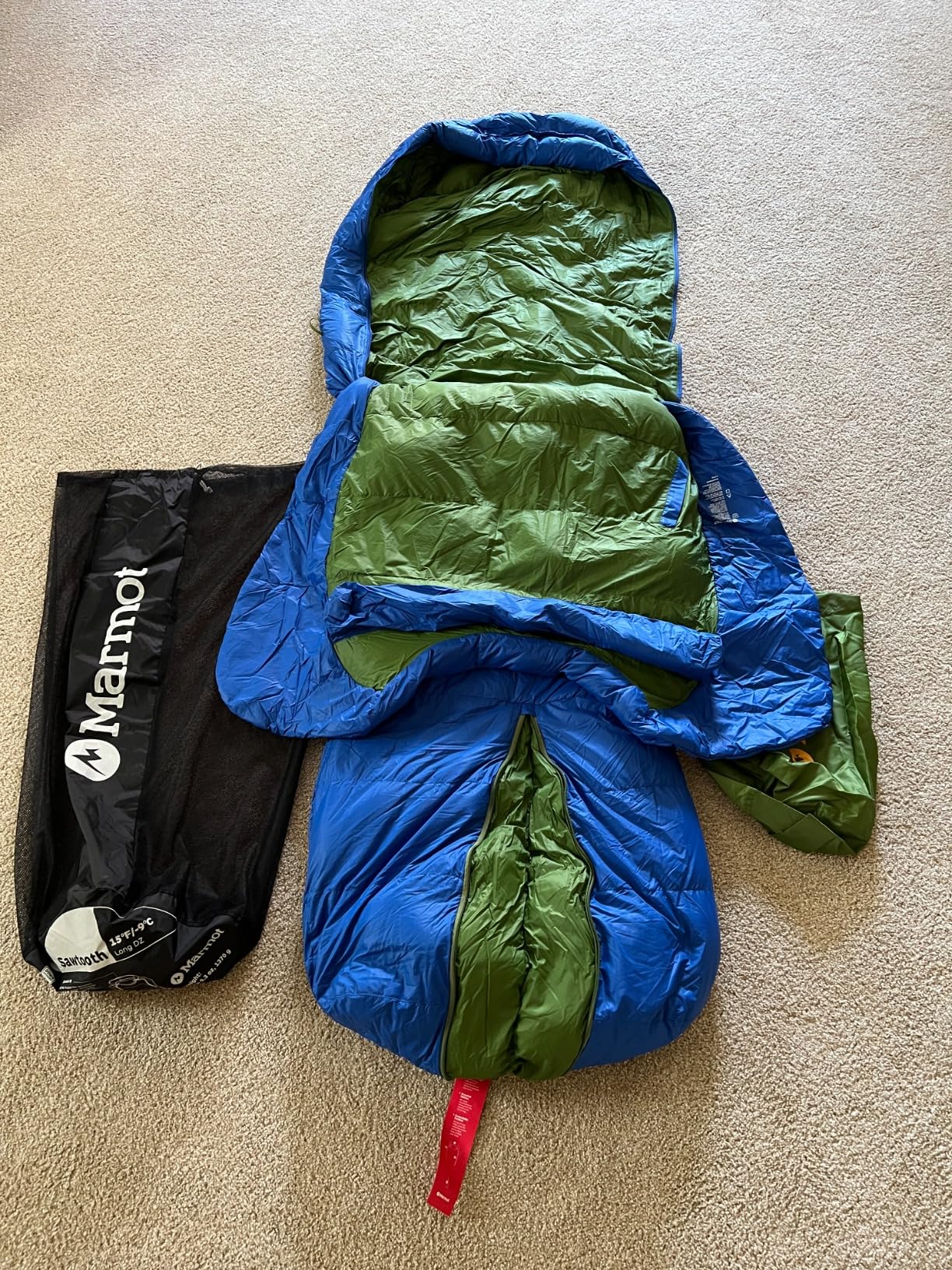 Marmot Men's Sawtooth Sleeping Bag customer photo 2
