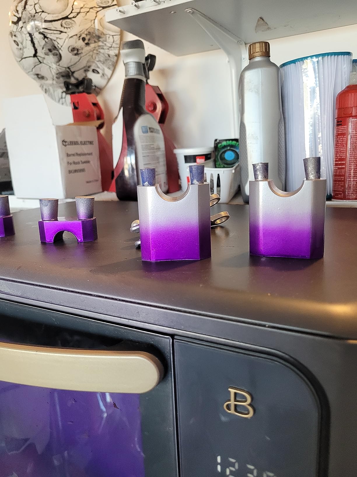 Powder Coating Gun, Electrostatic Powder Coating System, Powder Coat Machine with Spray Gun, Foot Switch, Power Source, 3 Nozzles, 2 Powder Cups customer photo 2