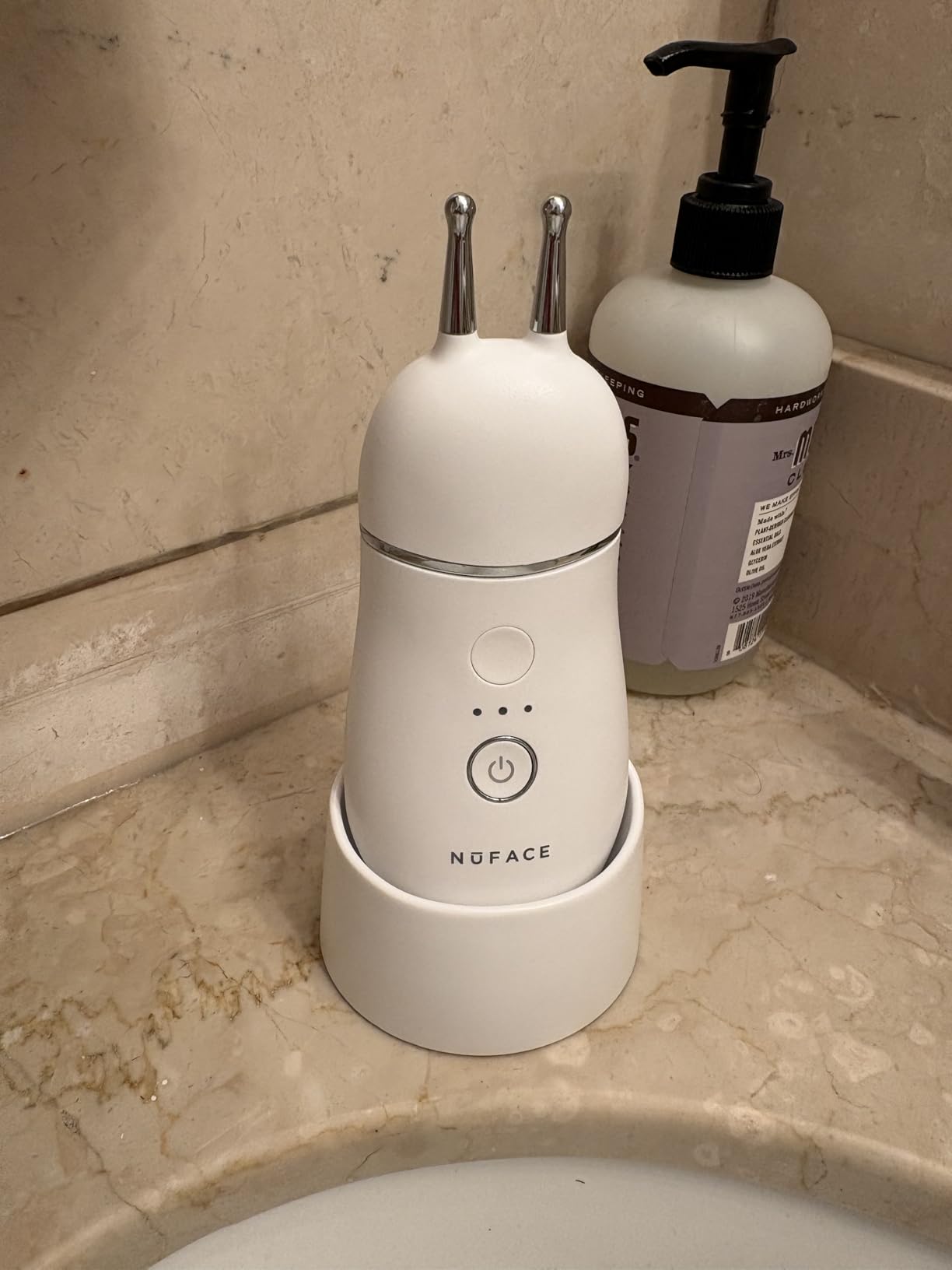 NUFACE Trinity+ Facial Massager + Lip & Eye Attachment - FDA-Cleared Face Sculpting Tool, Targeted Lift for Brows, Eyes & Lips, Reduces & Smooths Smile, Fine Lines - Microcurrent Facial Device customer photo 1