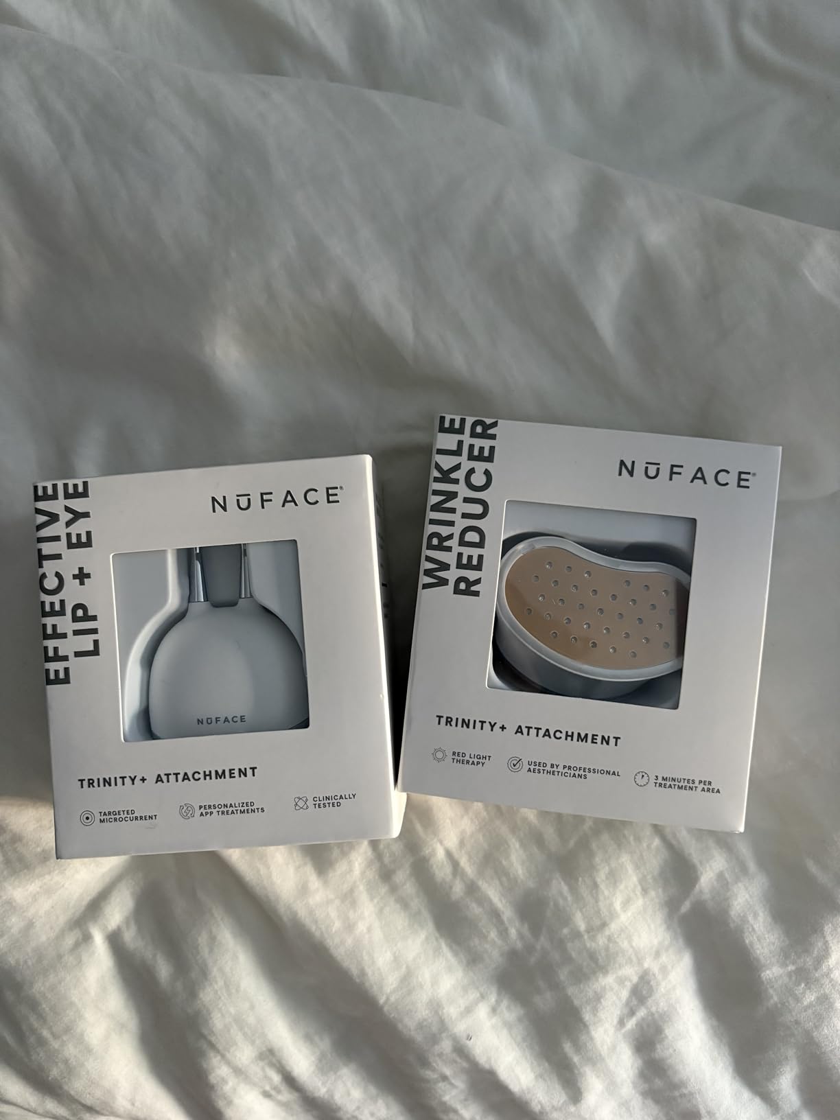 NUFACE Trinity+ Facial Massager + Lip & Eye Attachment - FDA-Cleared Face Sculpting Tool, Targeted Lift for Brows, Eyes & Lips, Reduces & Smooths Smile, Fine Lines - Microcurrent Facial Device customer photo 2