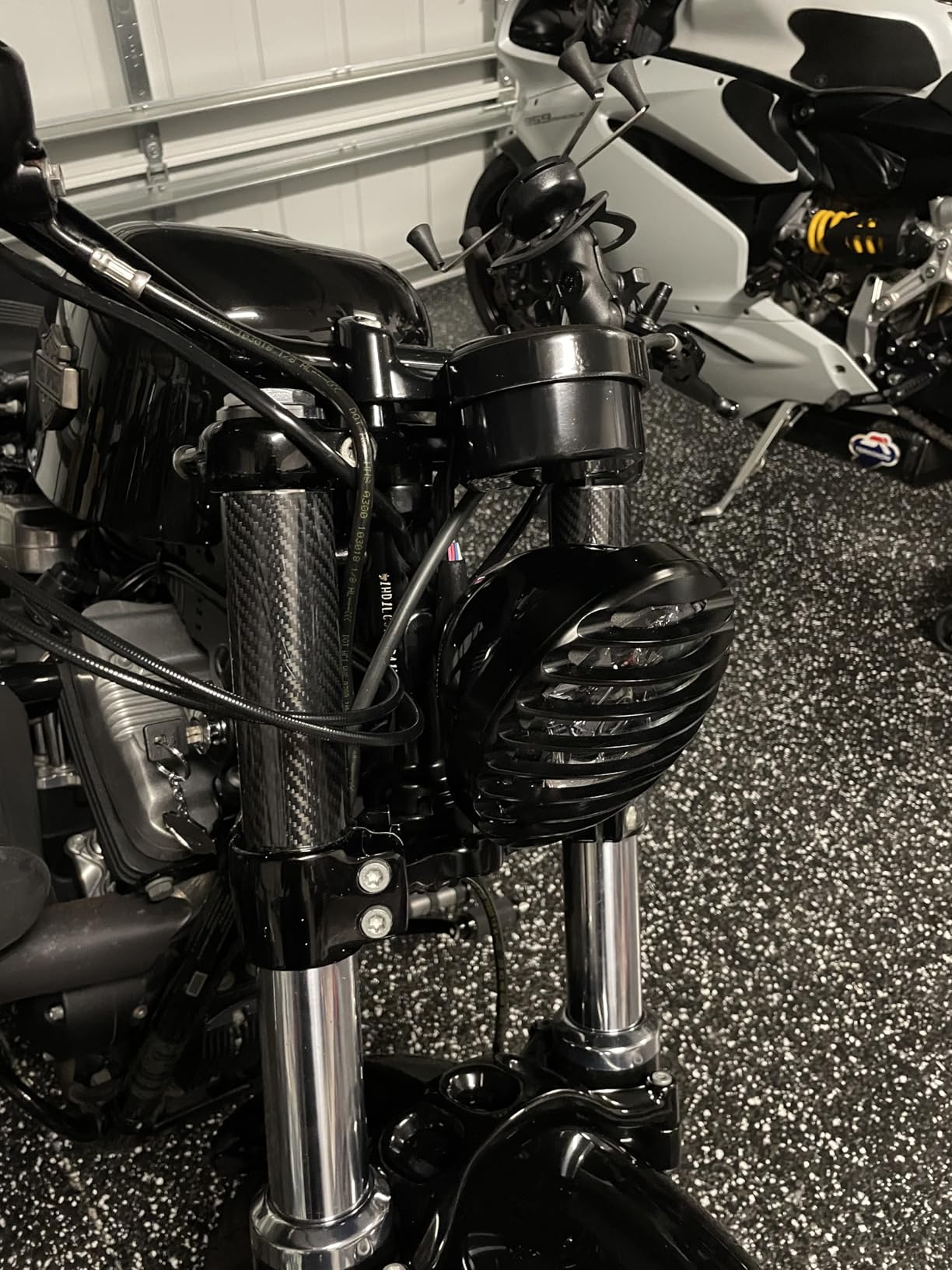 Carbon Fiber Motorcycle Front Shock Fork Guard Cover | Wrap Shock Absorber Guard Gaiters Gators Boots Adjustable 2Pcs Universal for Dirt Bike-225MM customer photo 2