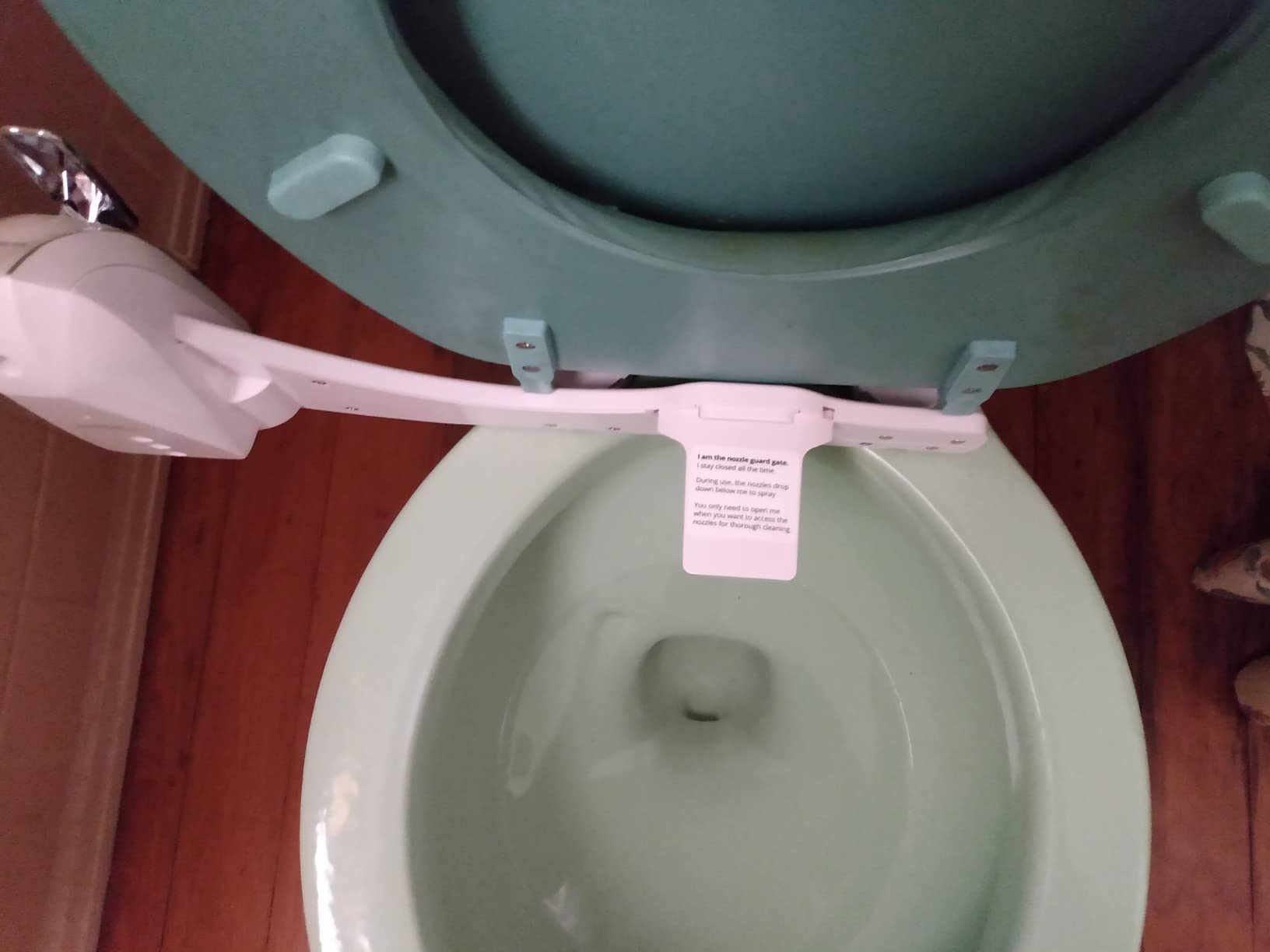 LUXE Bidet NEO 320 PLUS - Warm Water Bidet Attachment for Toilet, Chrome | Non-Electric, Warm Water, Dual Nozzle, Slide-In Install, 360° Self-Clean, EZ-Lift, Feminine & Rear Wash customer photo 2